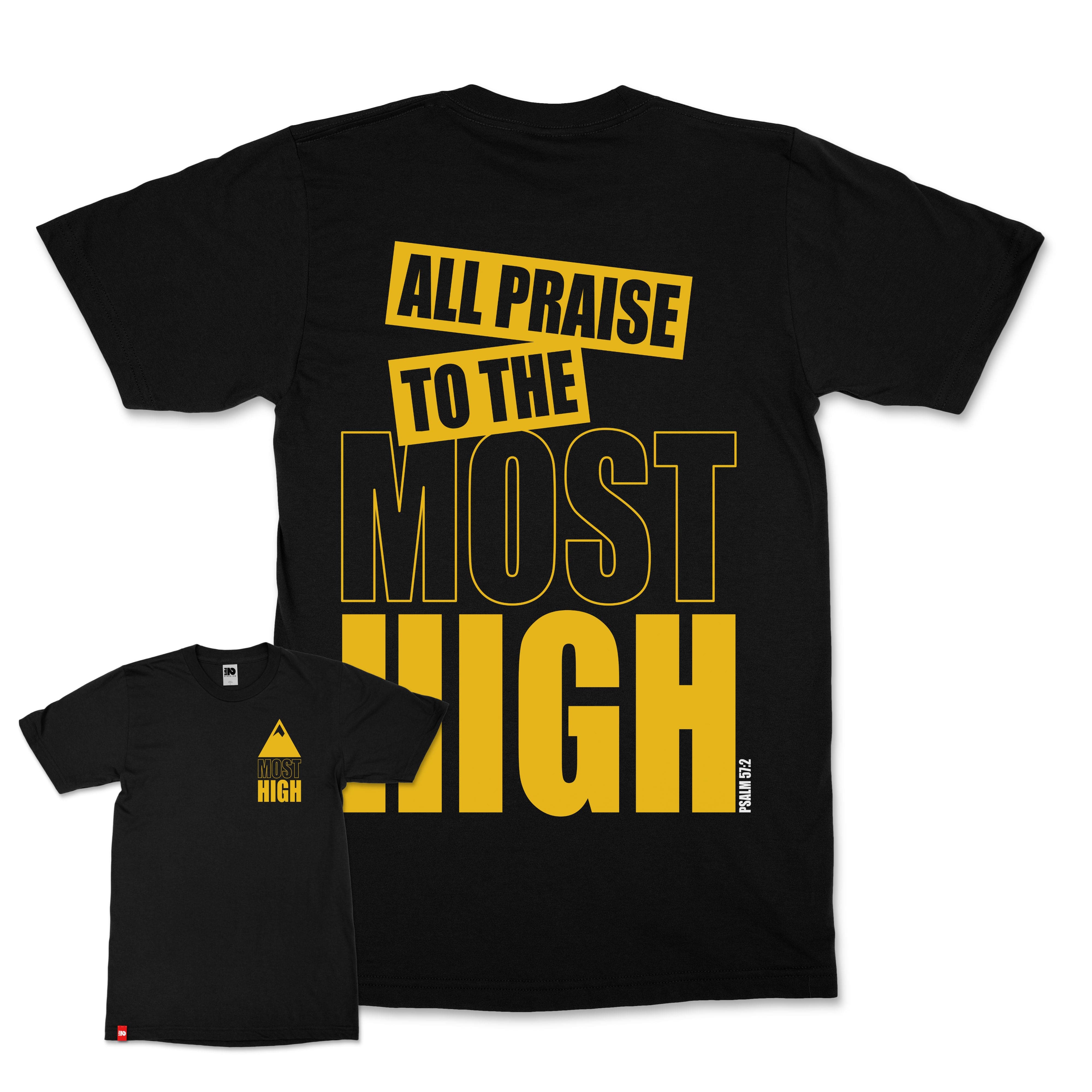 Most High Christian T-Shirt  - Christian Apparel by FIVE2