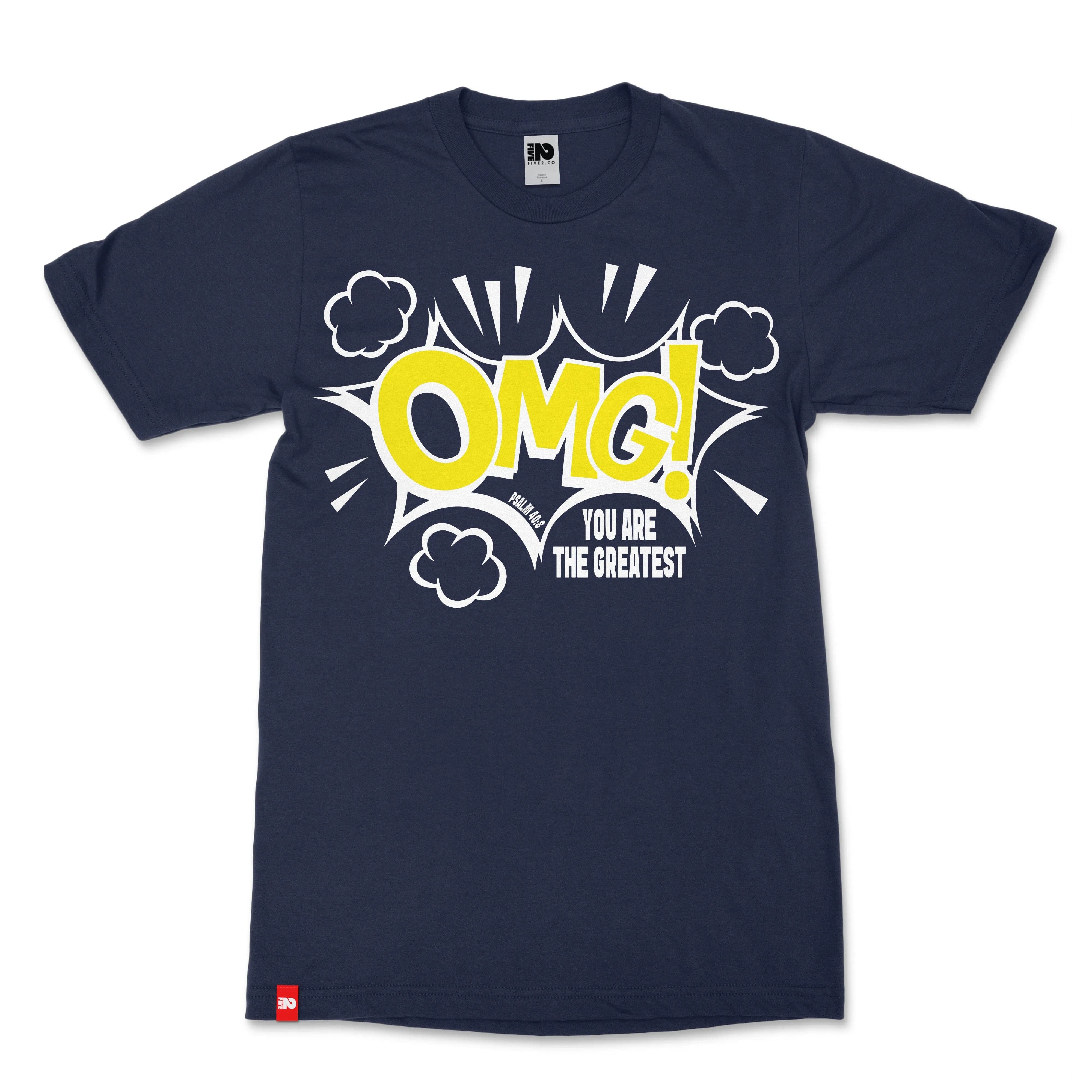 Oh My God Christian T-Shirt  - Christian Apparel by FIVE2