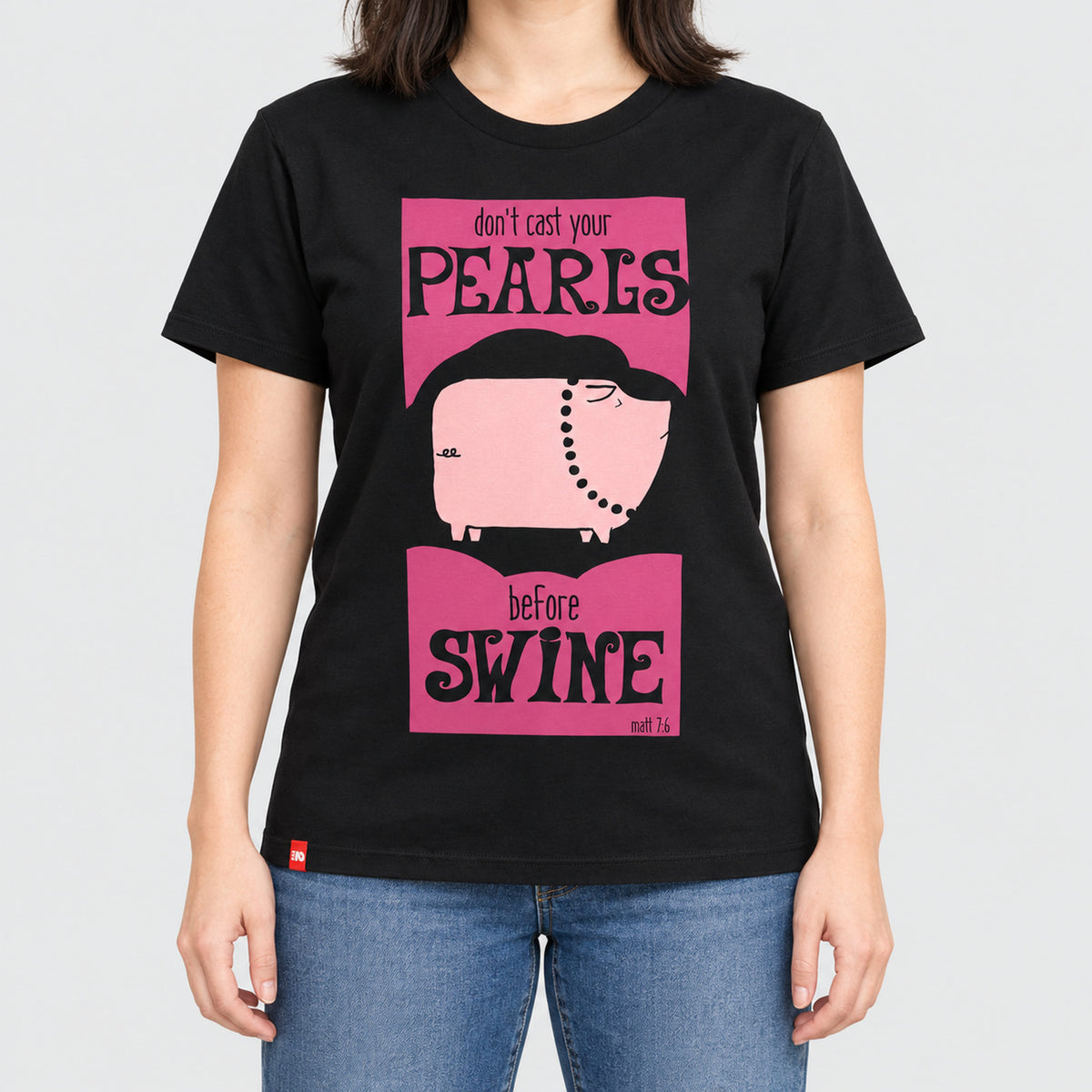 Pearls and Swine Tee  - Christian Apparel by FIVE2