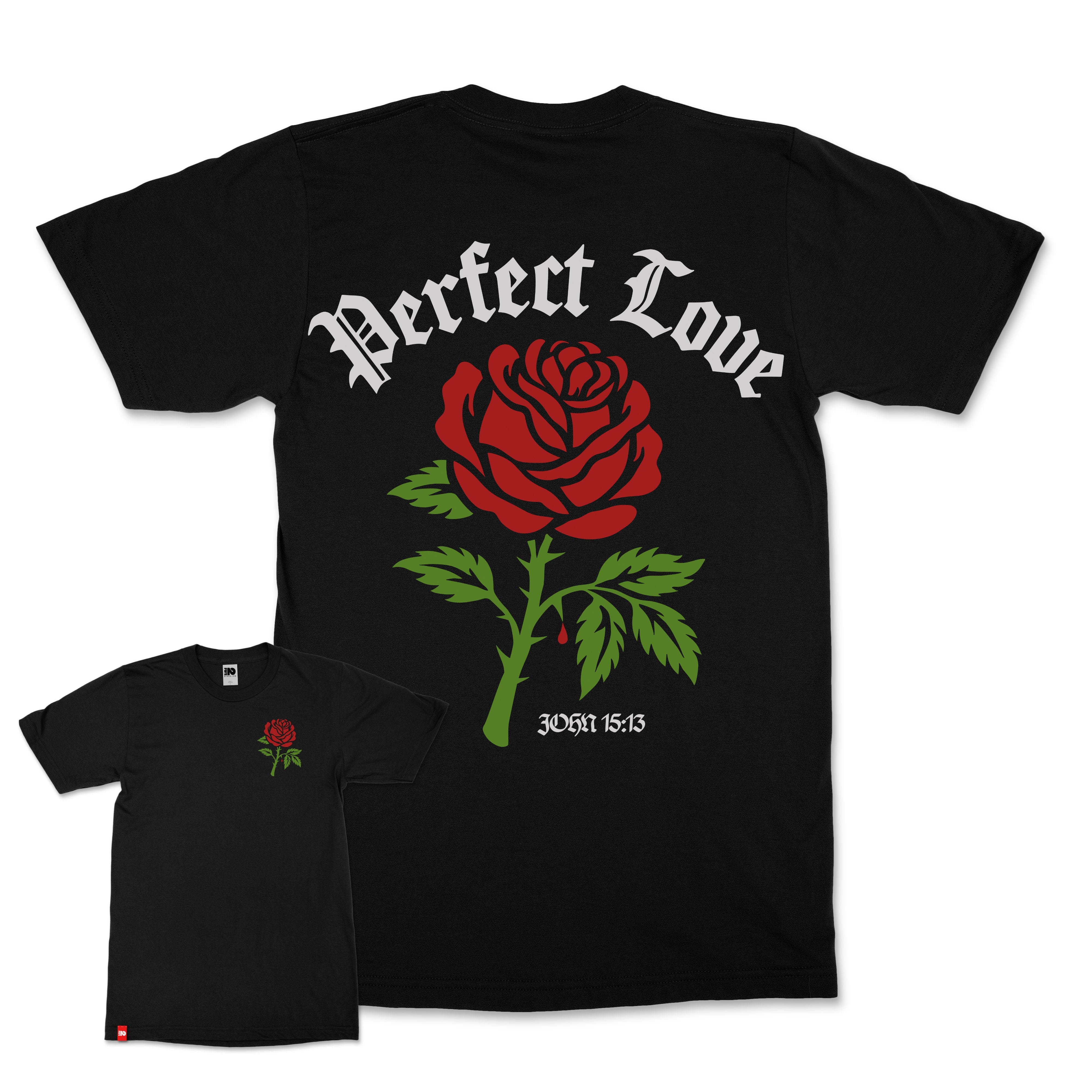 Perfect Love Christian T-Shirt  - Christian Apparel by FIVE2