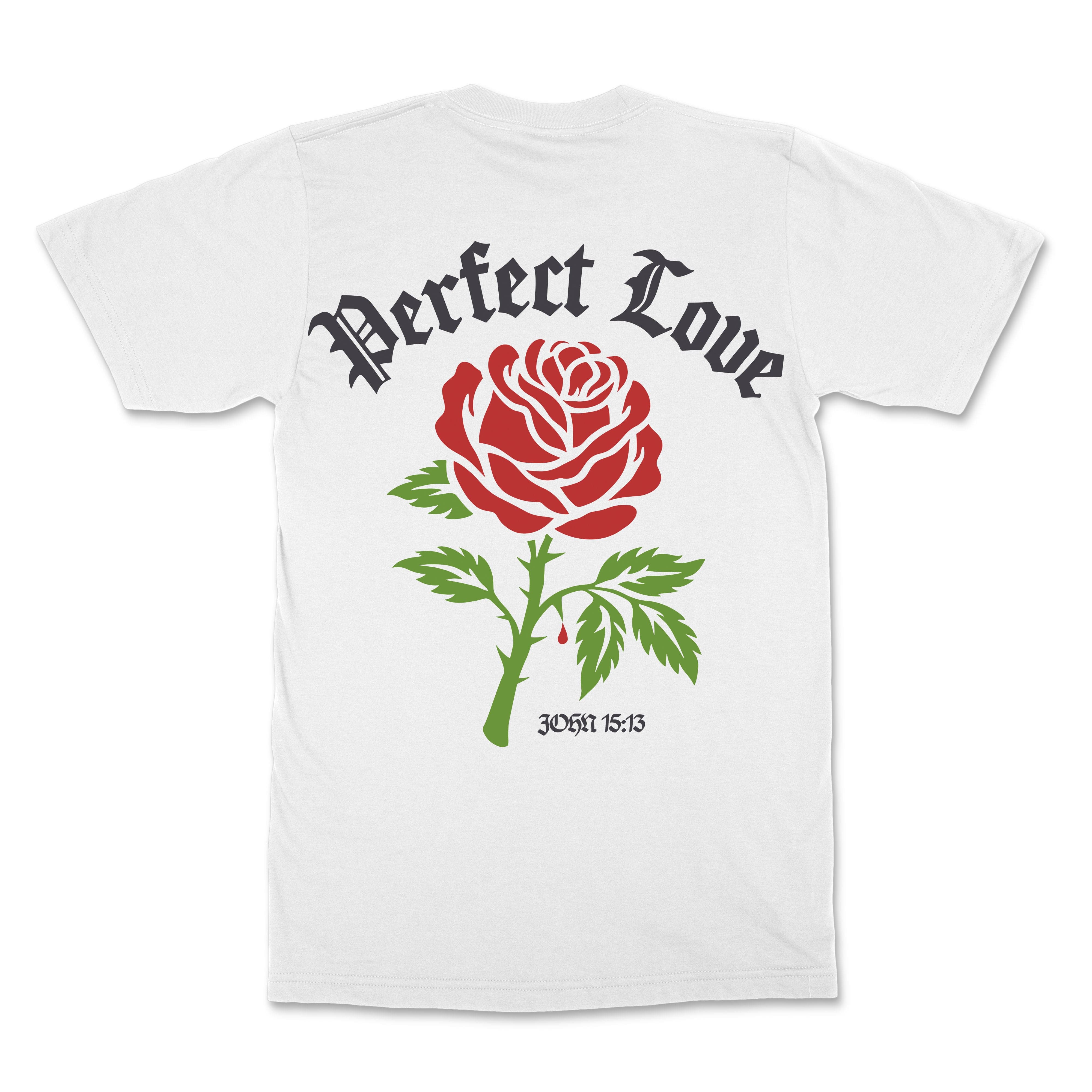 Perfect Love Christian T-Shirt  - Christian Apparel by FIVE2