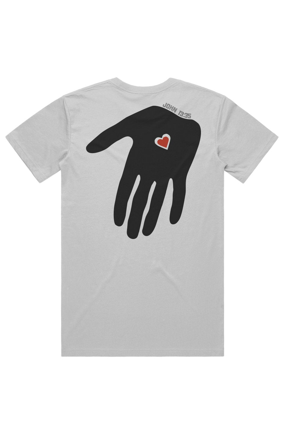 Pierced Love Hand Christian T-shirt  - Christian Apparel by FIVE2