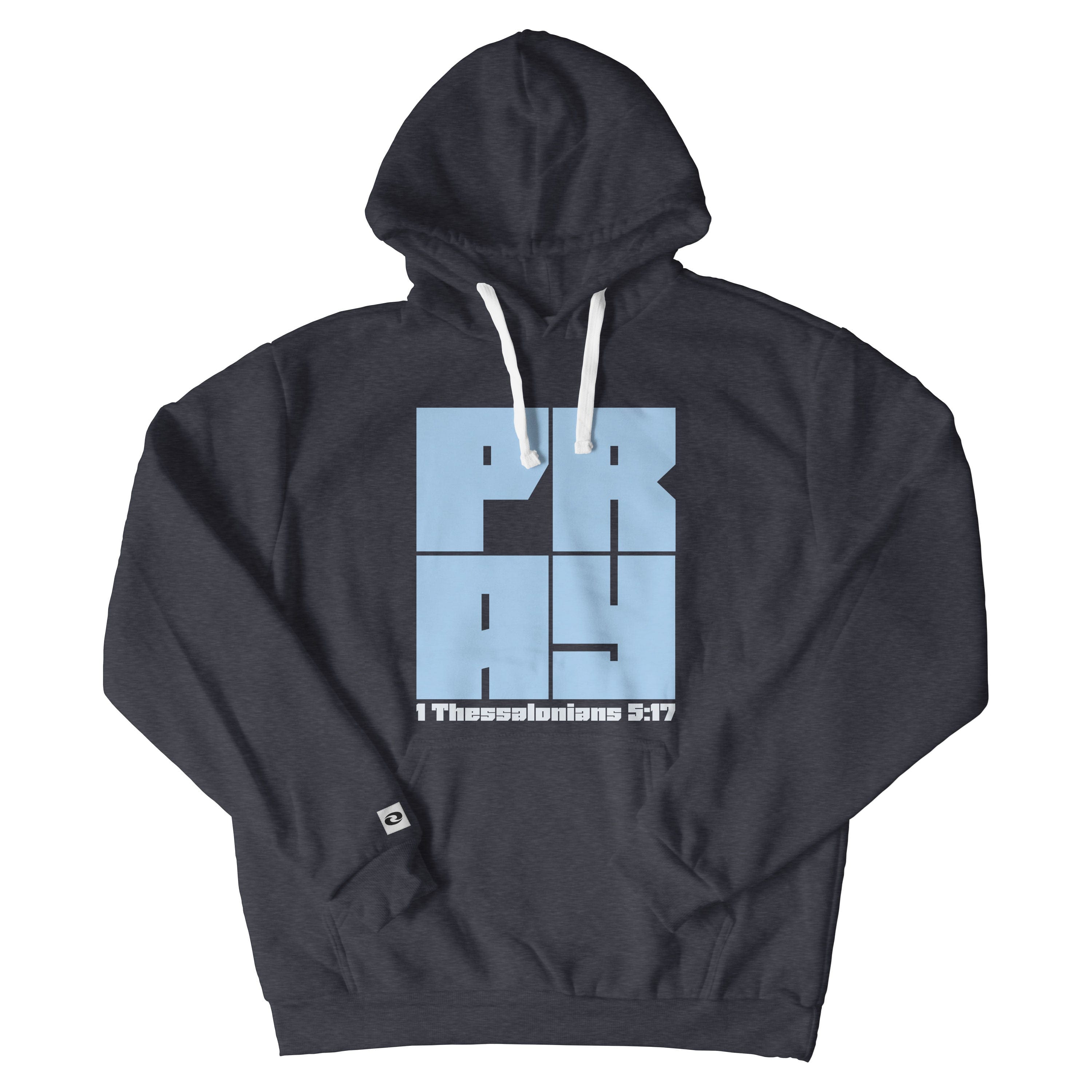 Pray Block Christian Christian Hoodie  - Christian Apparel by FIVE2