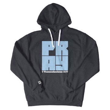 Pray Block Christian Christian Hoodie  - Christian Apparel by FIVE2