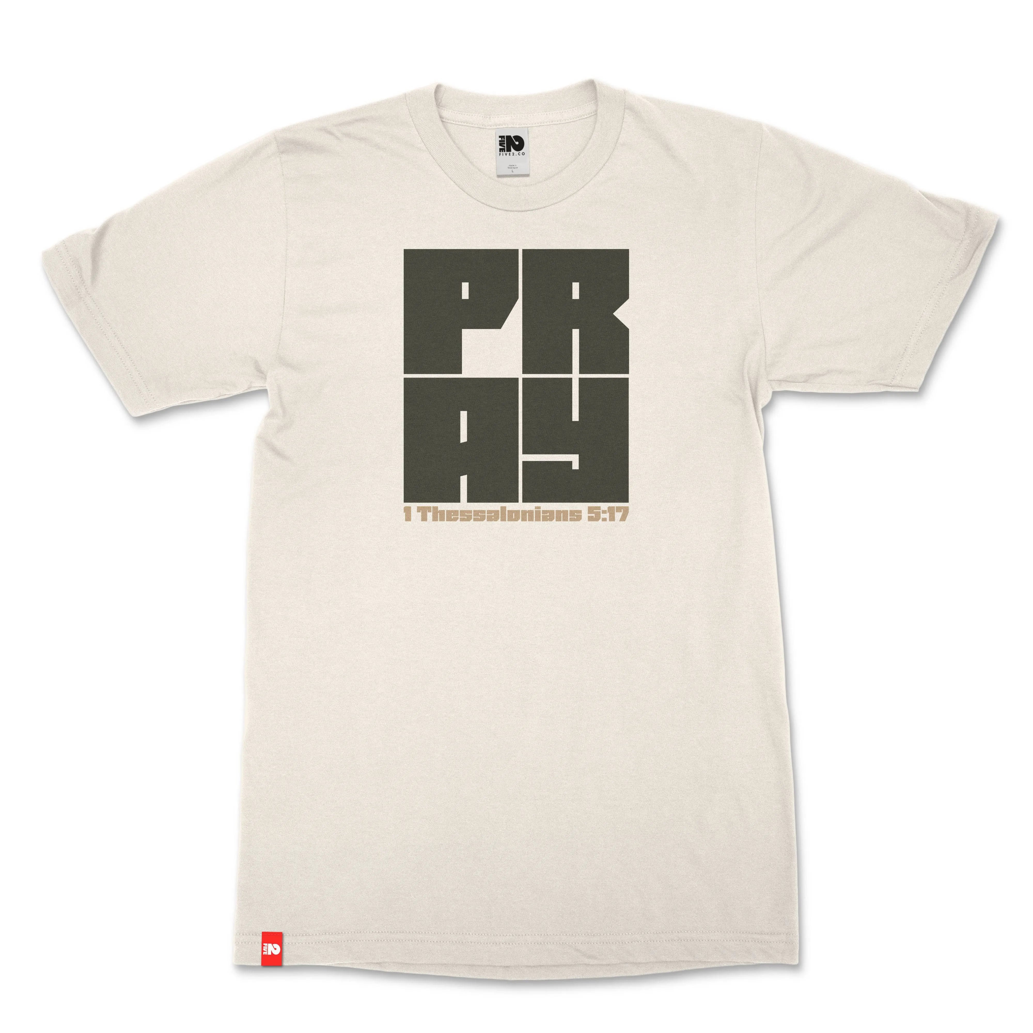 PRAY Block Unisex Christian Tee - FIVE2 Provisions