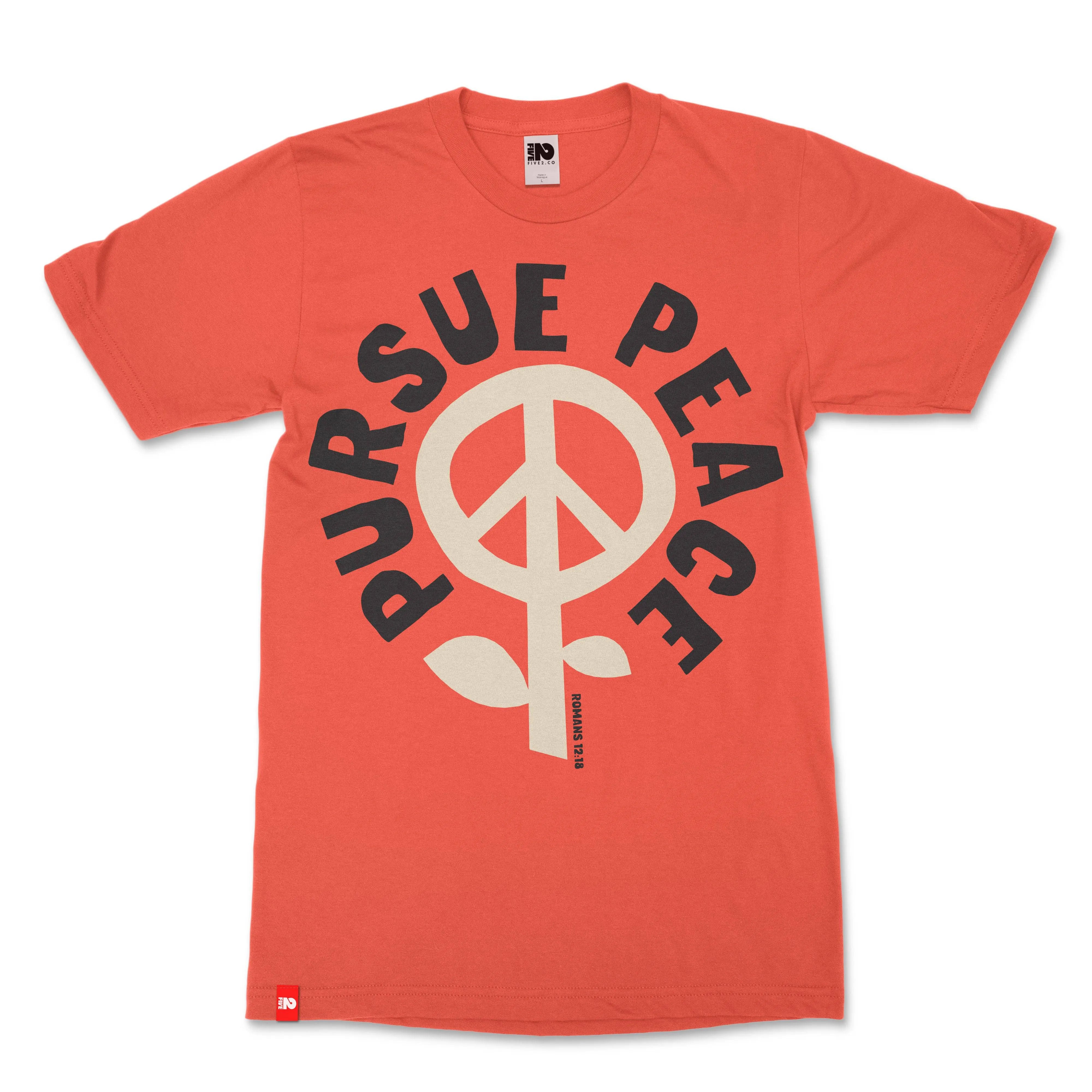 Pursue Peace Unisex Christian tee - FIVE2 Provisions