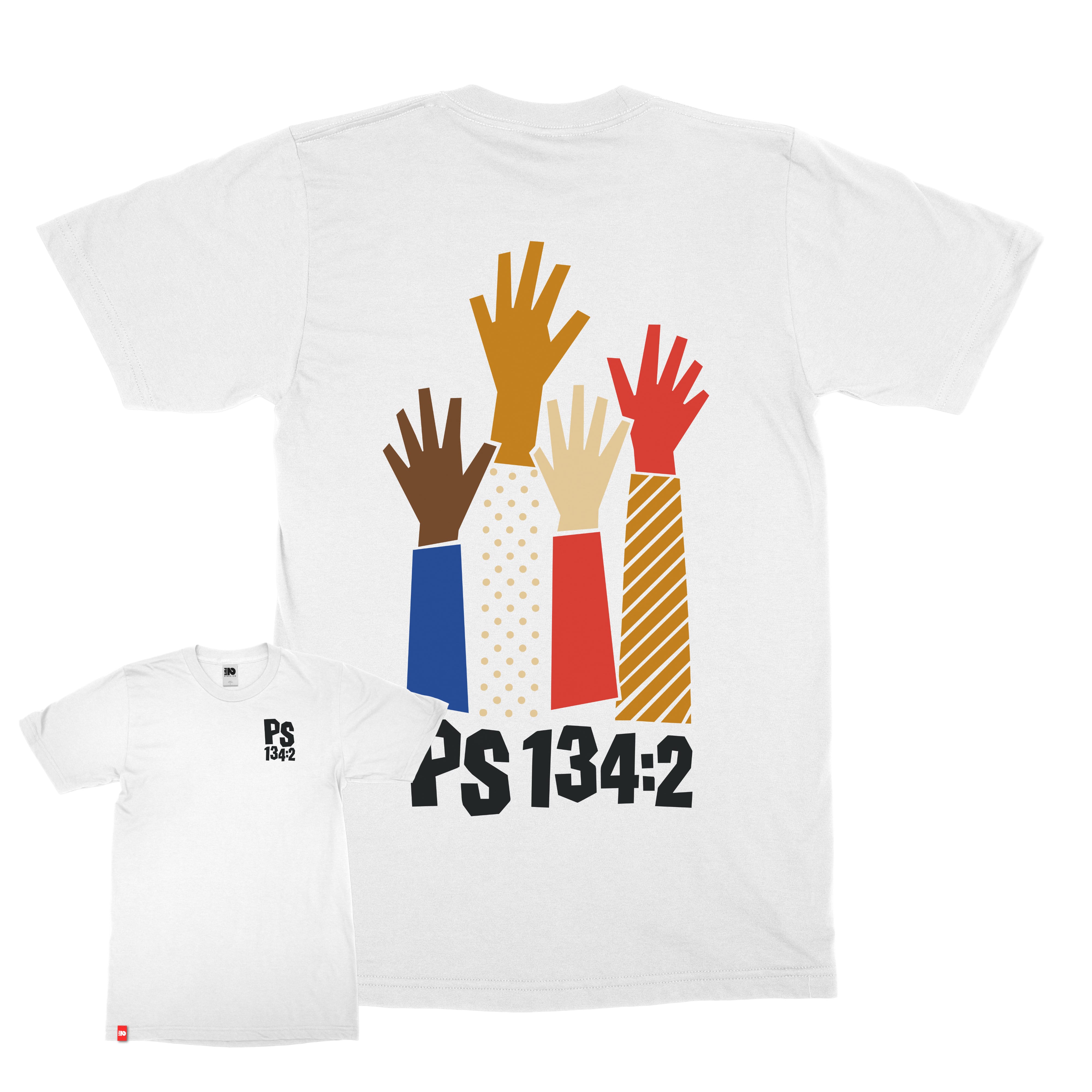 Raised Hands Tee  - Christian Apparel by FIVE2