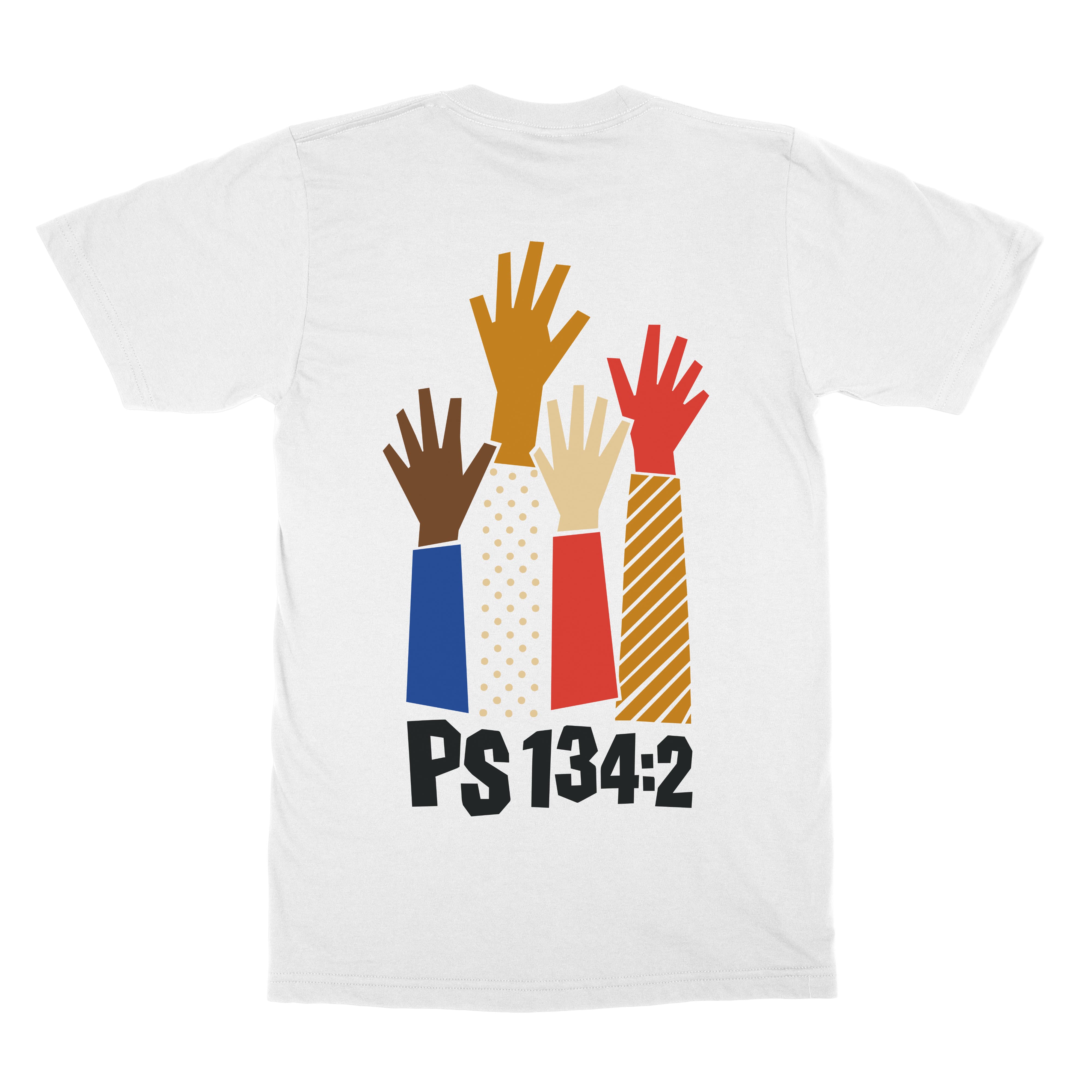 Raised Hands Tee  - Christian Apparel by FIVE2