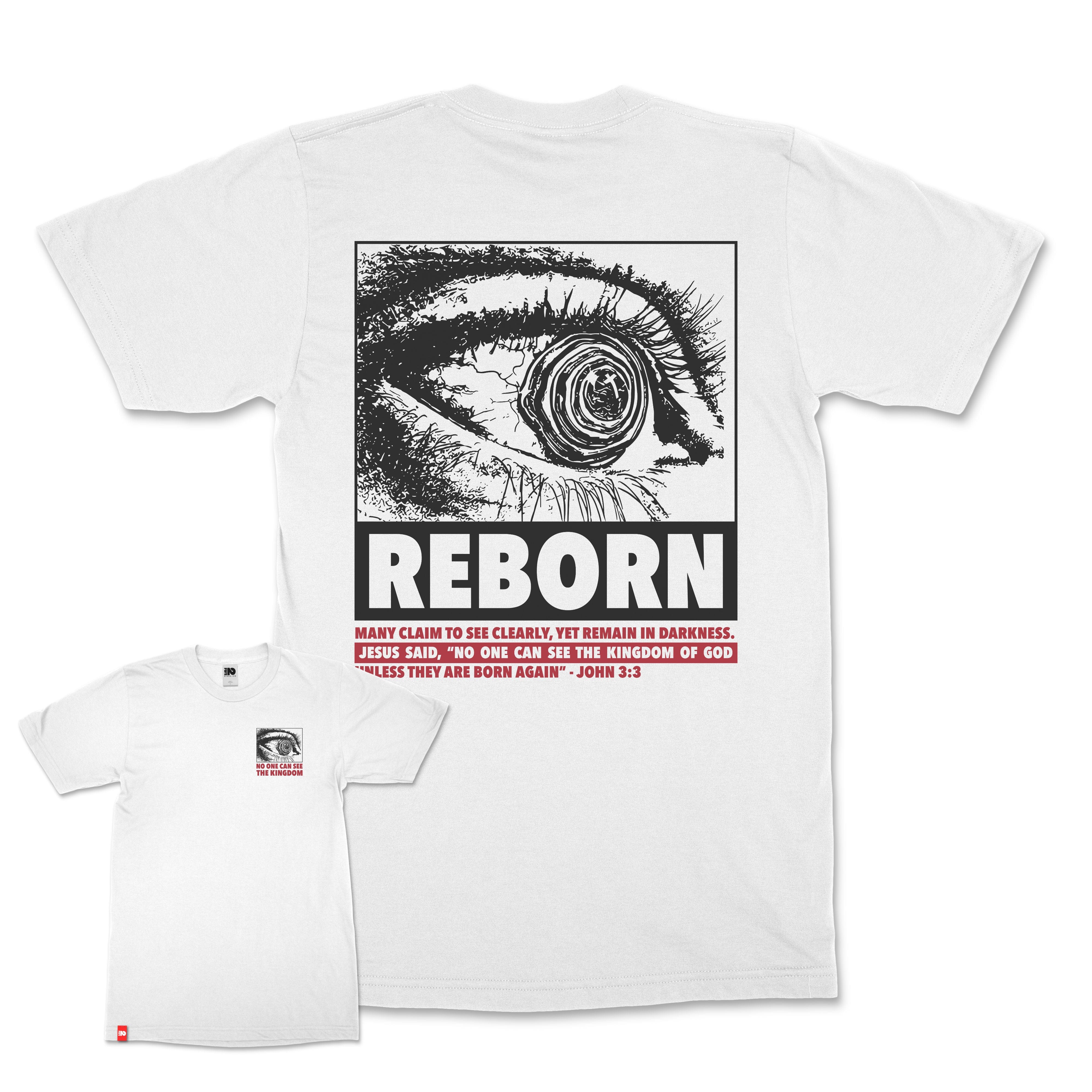 Reborn Eye Christian T-Shirt  - Christian Apparel by FIVE2