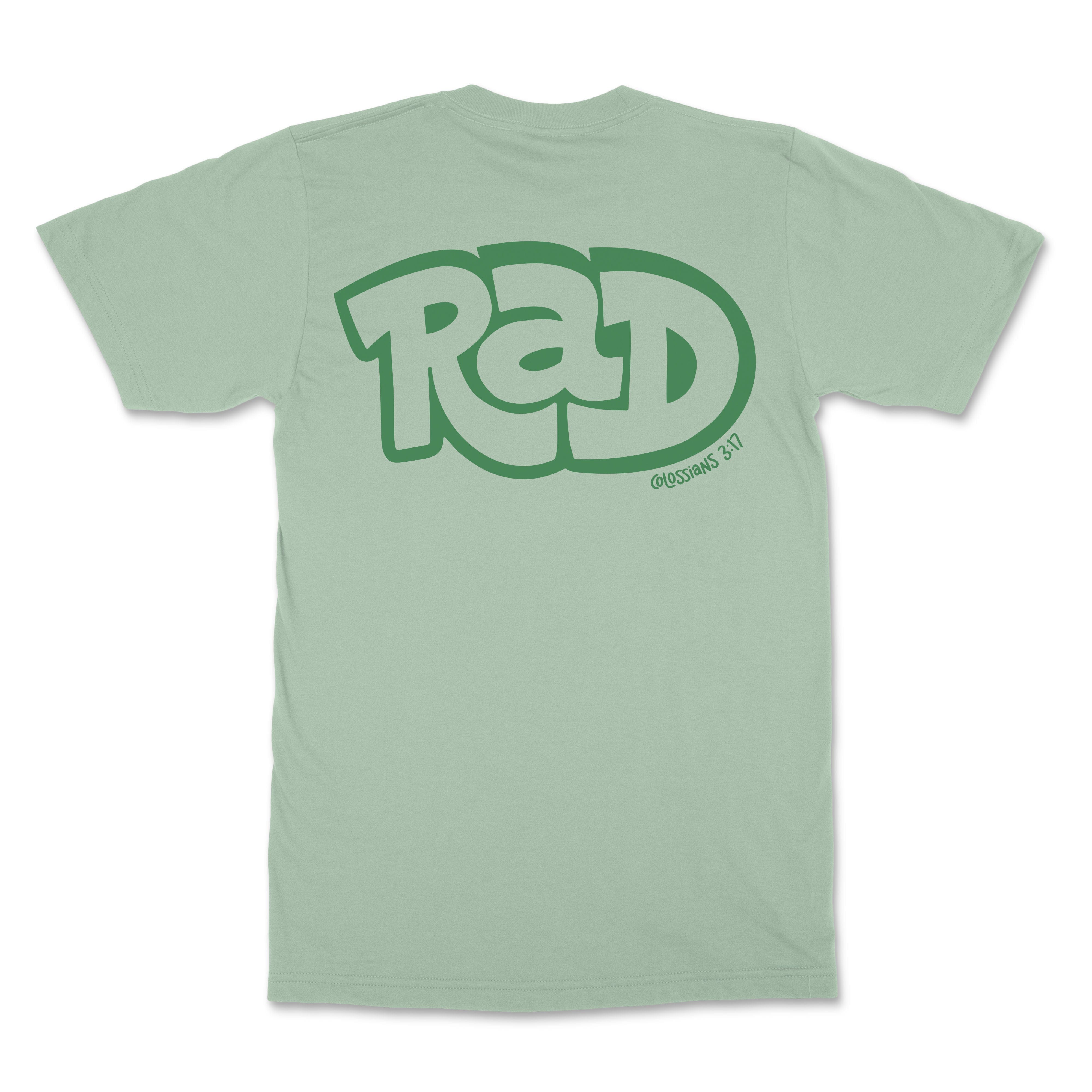 Repping All Day "RAD" Tee image 13 of 22, scripture-inspired Colossians 3:17 product view