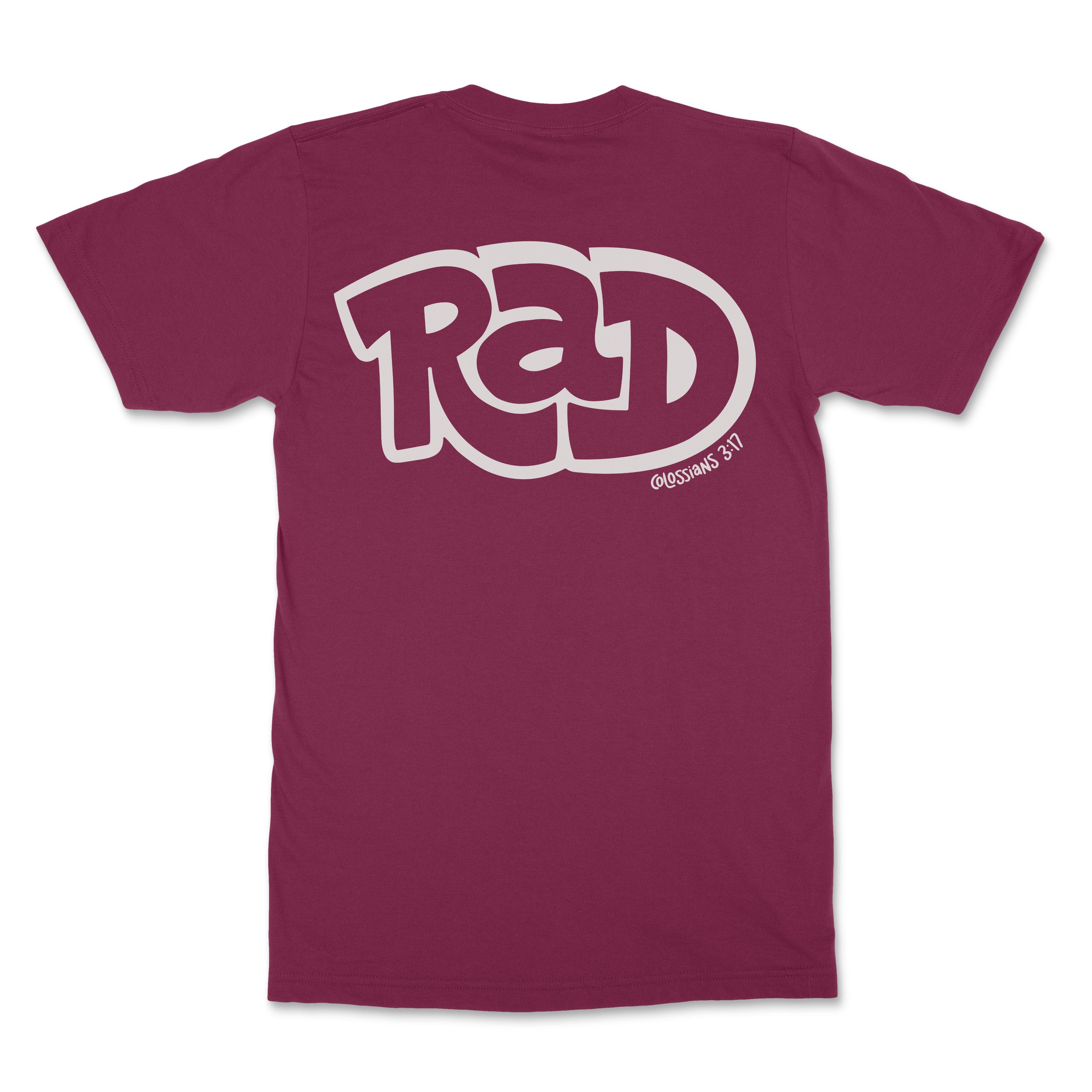 Repping All Day "RAD" Tee image 11 of 22, scripture-inspired Colossians 3:17 product view