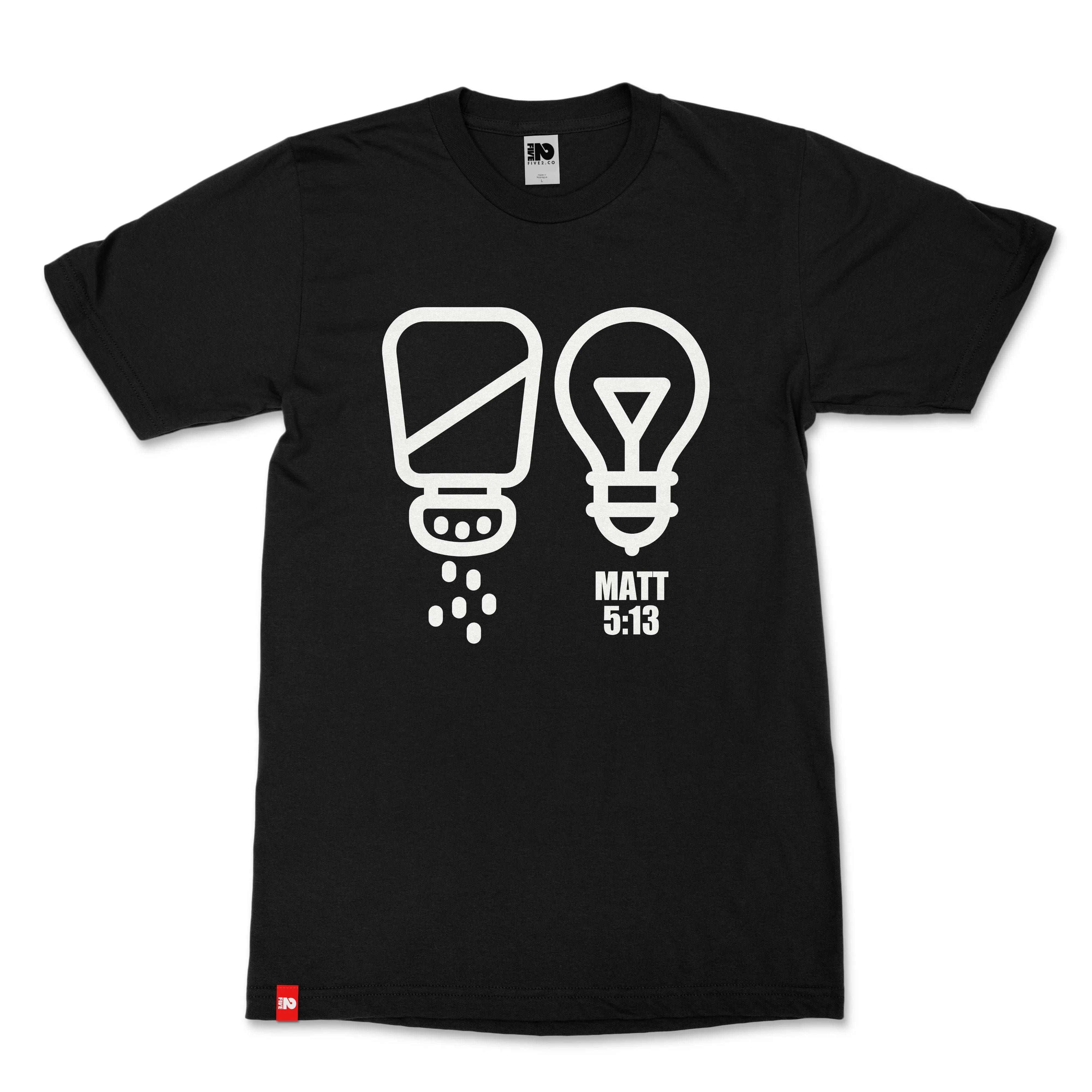 Salt and Light Icon Christian T-shirt  - Christian Apparel by FIVE2