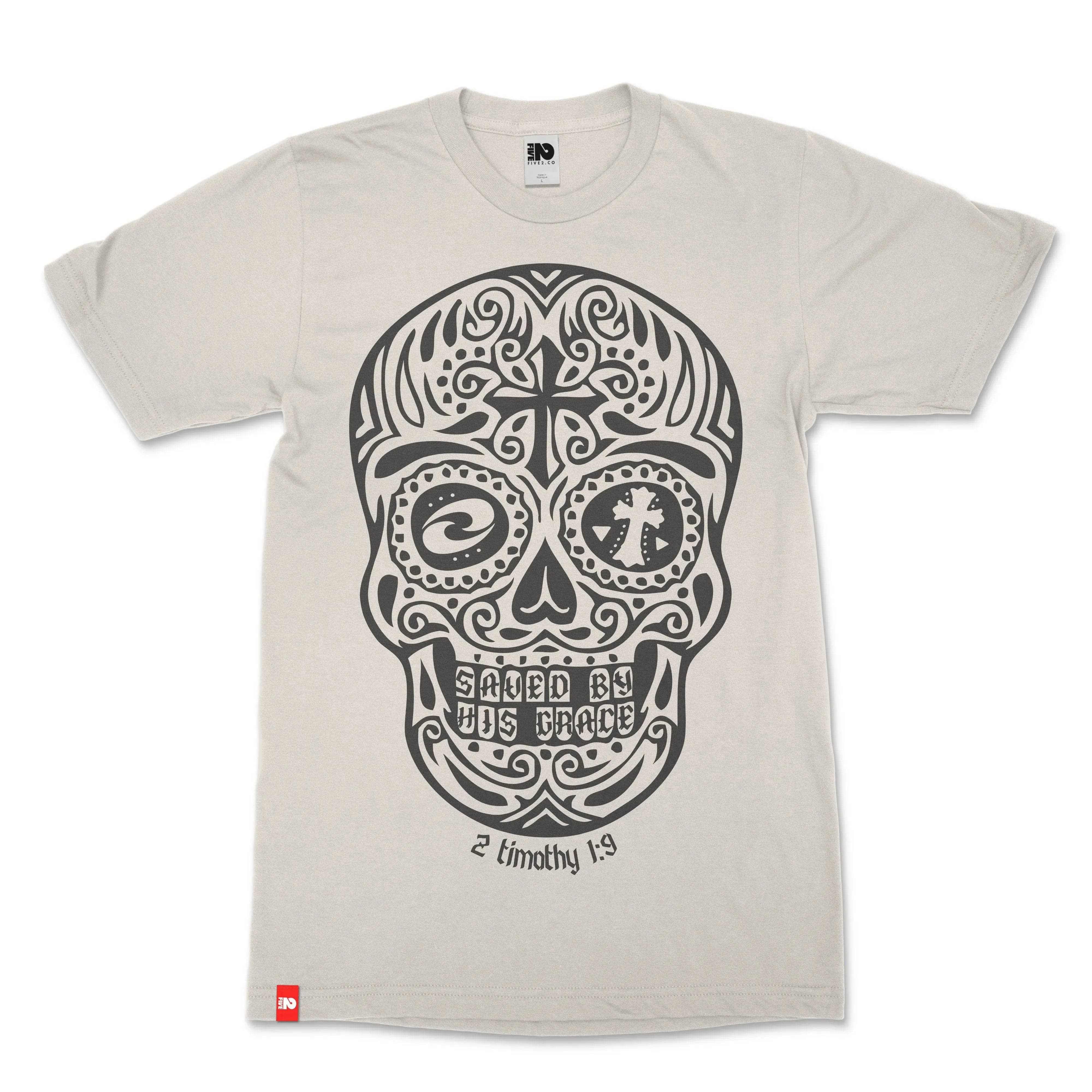 Saved By His Grace Christian T-shirt  - Christian Apparel by FIVE2