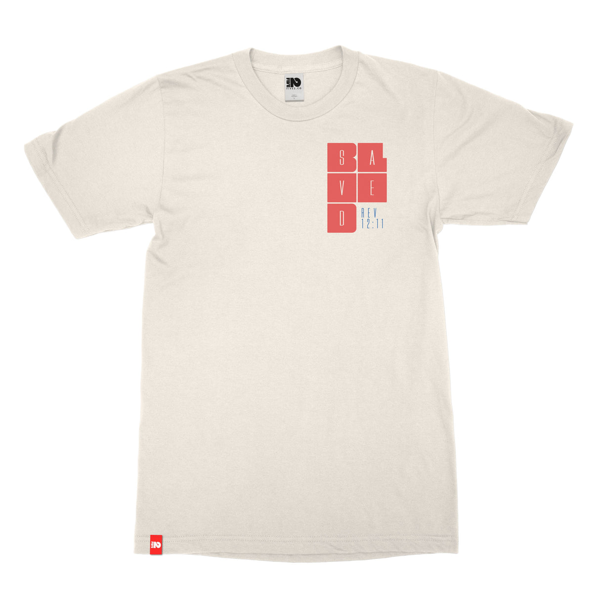 Saved by the Blood Tee  - Christian Apparel by FIVE2