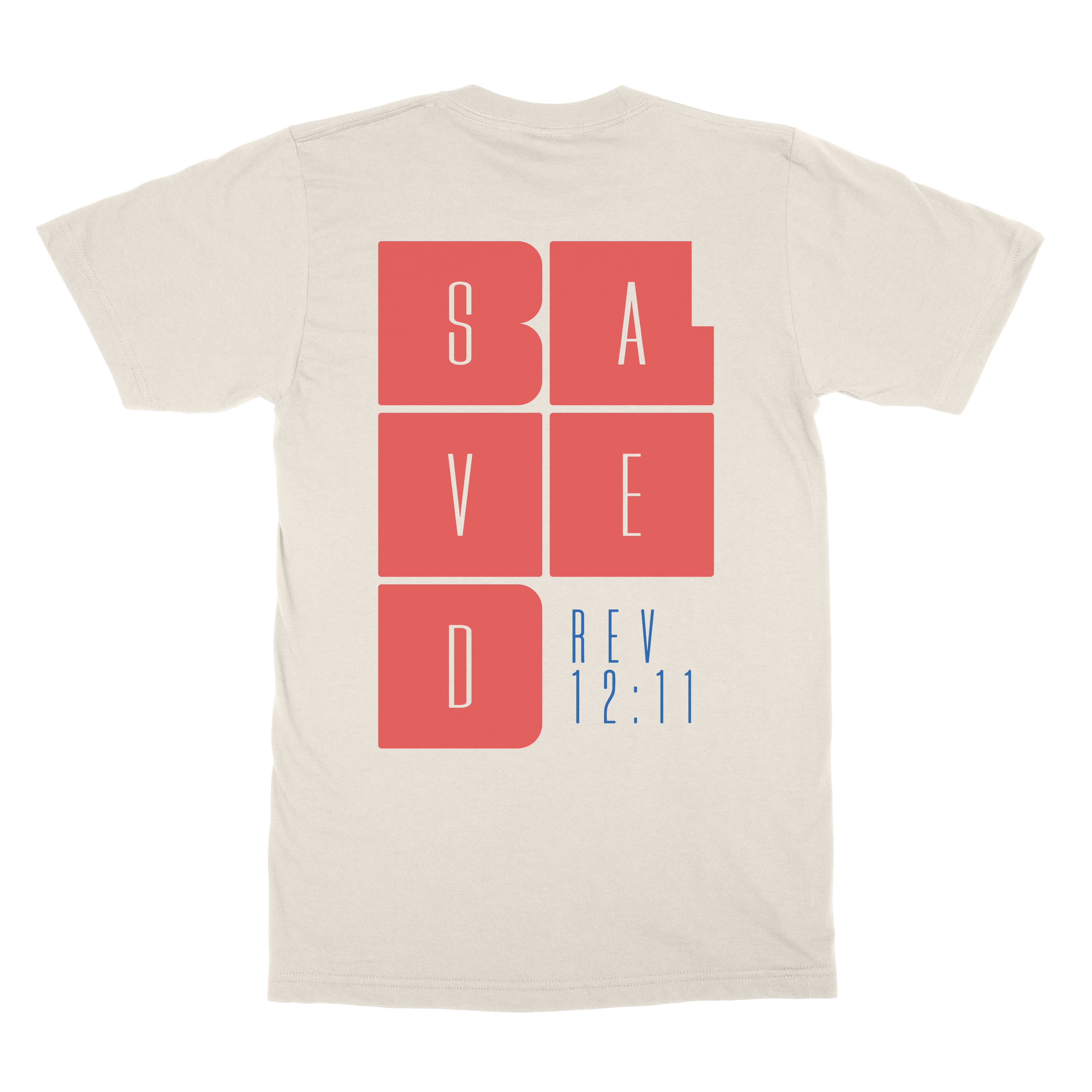 Saved by the Blood Tee  - Christian Apparel by FIVE2