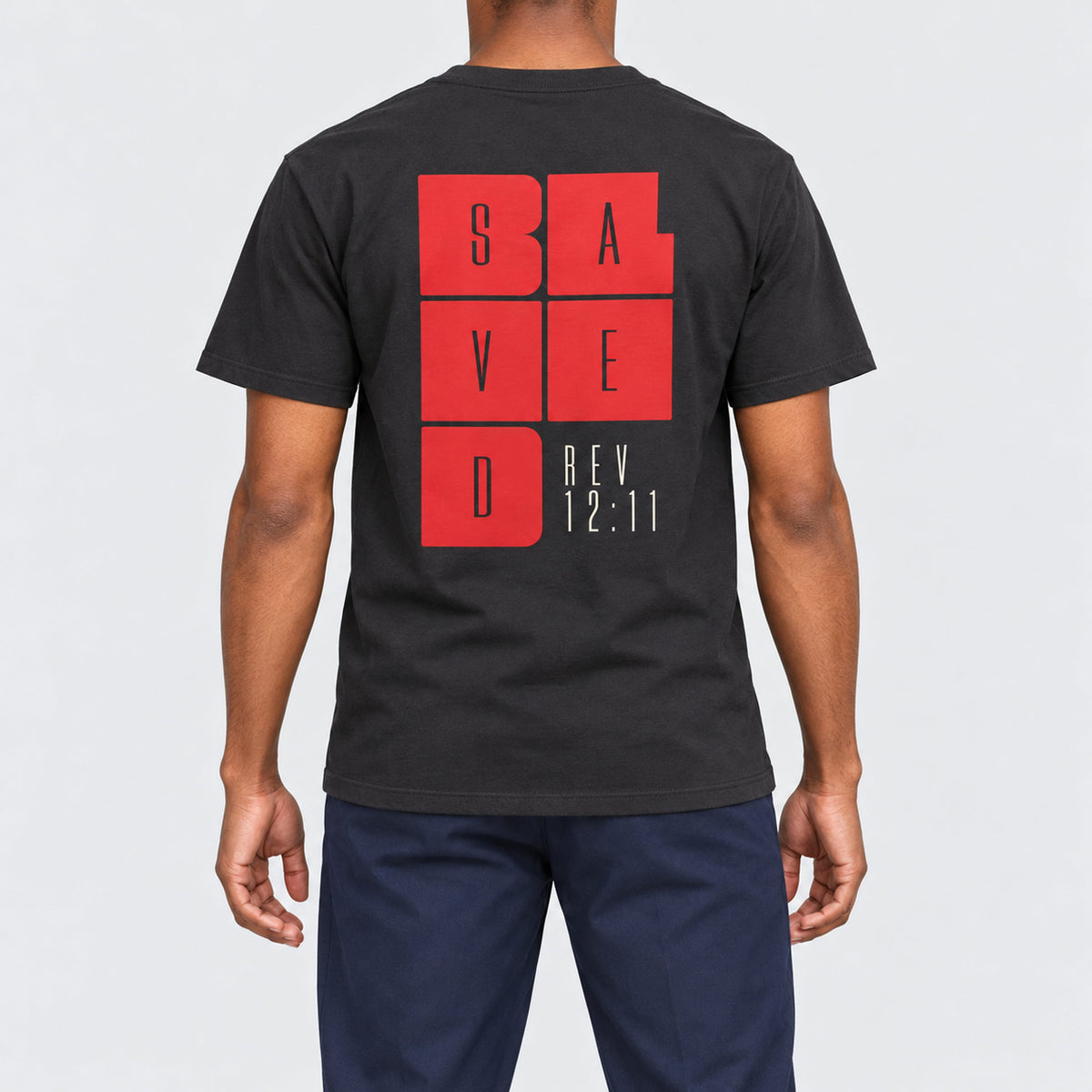 Saved by the Blood Tee  - Christian Apparel by FIVE2