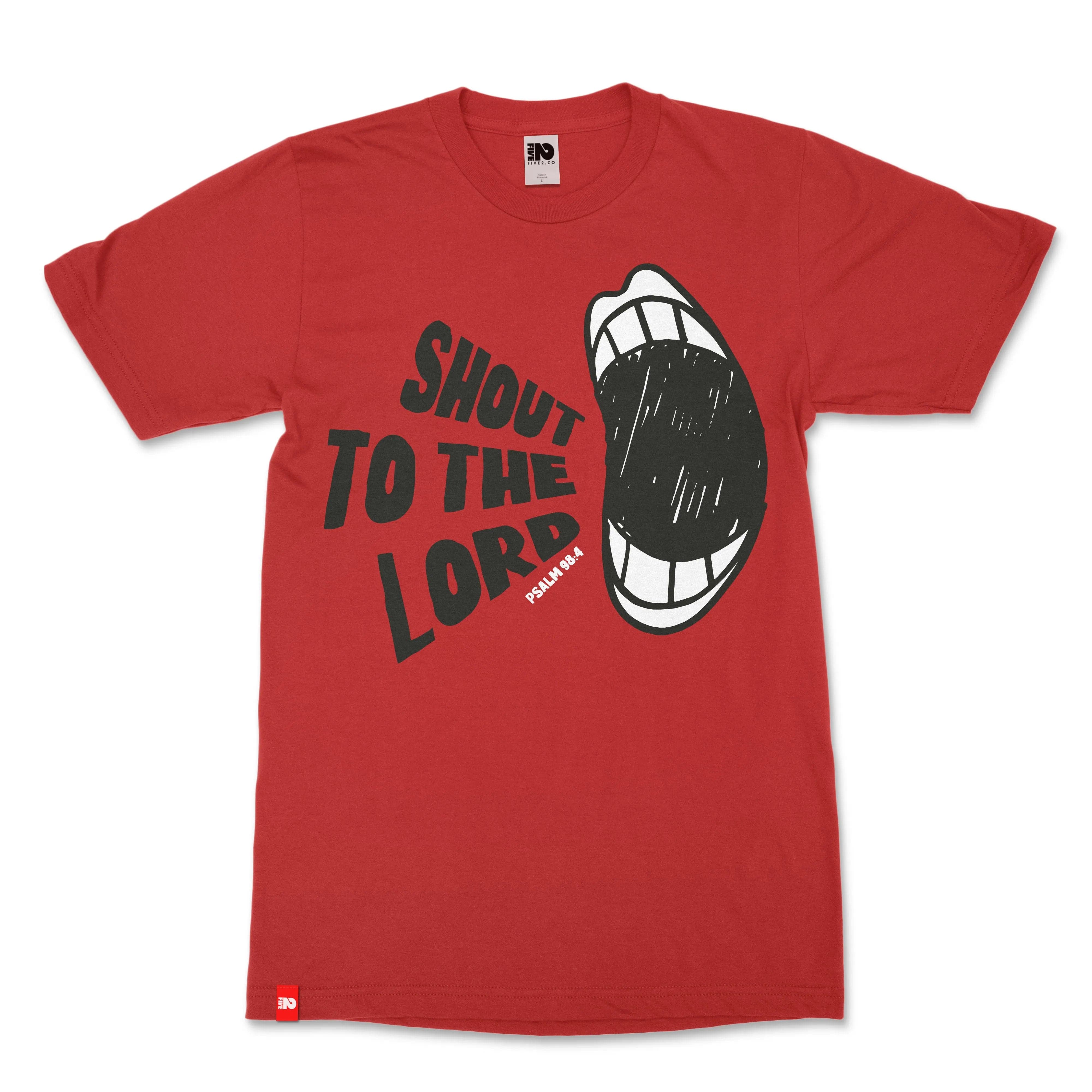 Shout to the Lord Christian T-shirt  - Christian Apparel by FIVE2