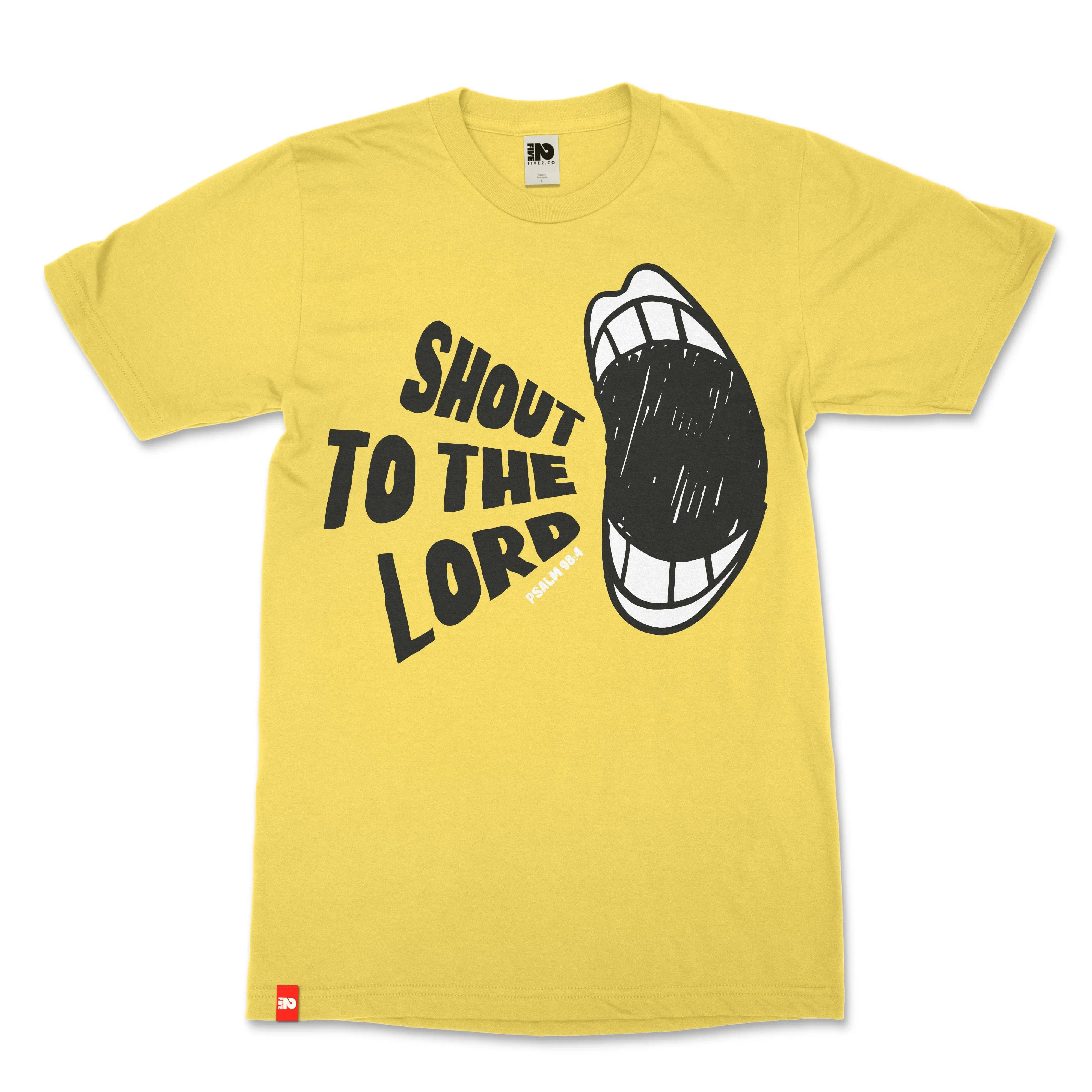 Shout to the Lord Christian T-shirt  - Christian Apparel by FIVE2
