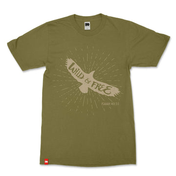 Soar Like Eagles Christian T-shirt image 1 of 4, scripture-inspired Isaiah 40:31 product view