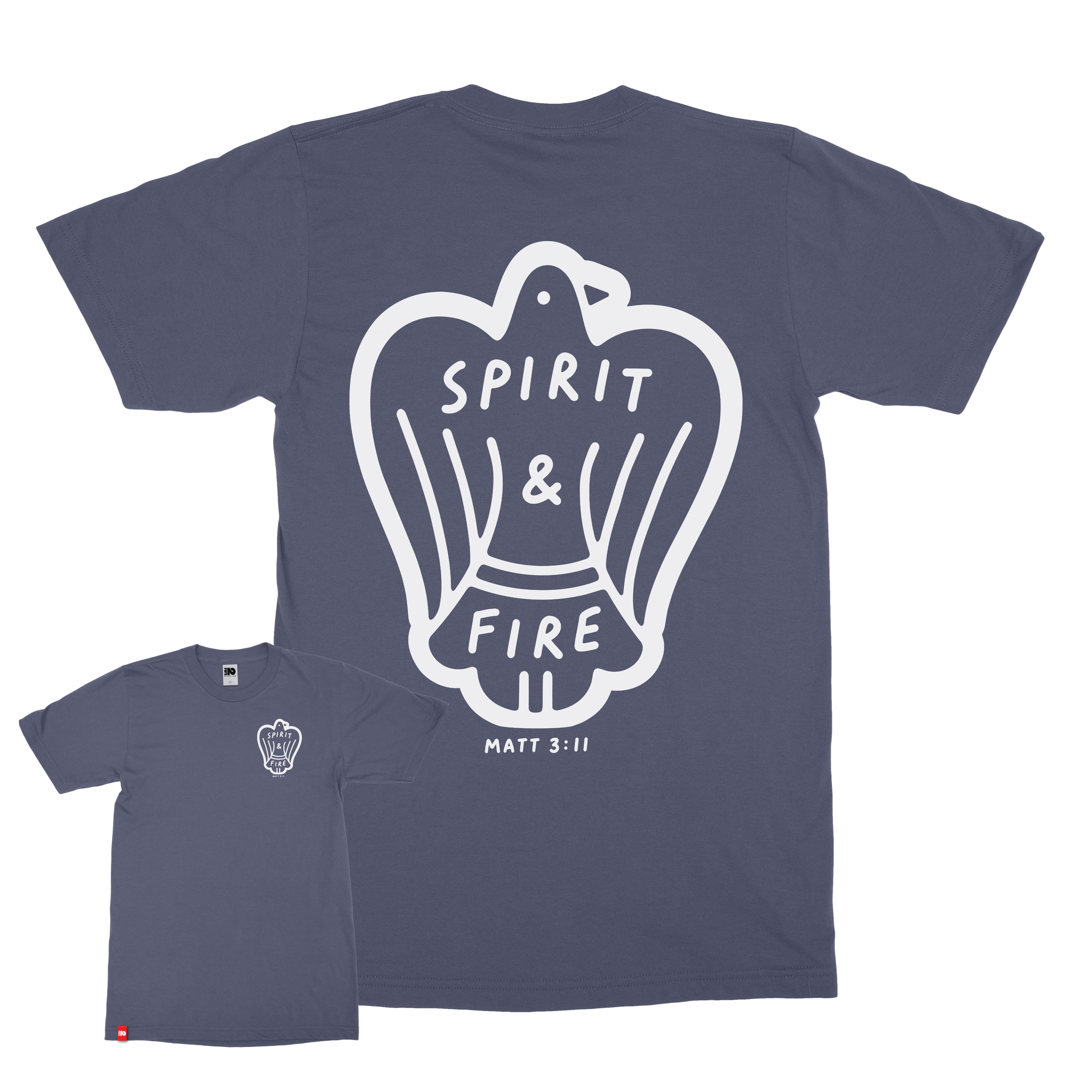 Spirit & Fire Tee  - Christian Apparel by FIVE2