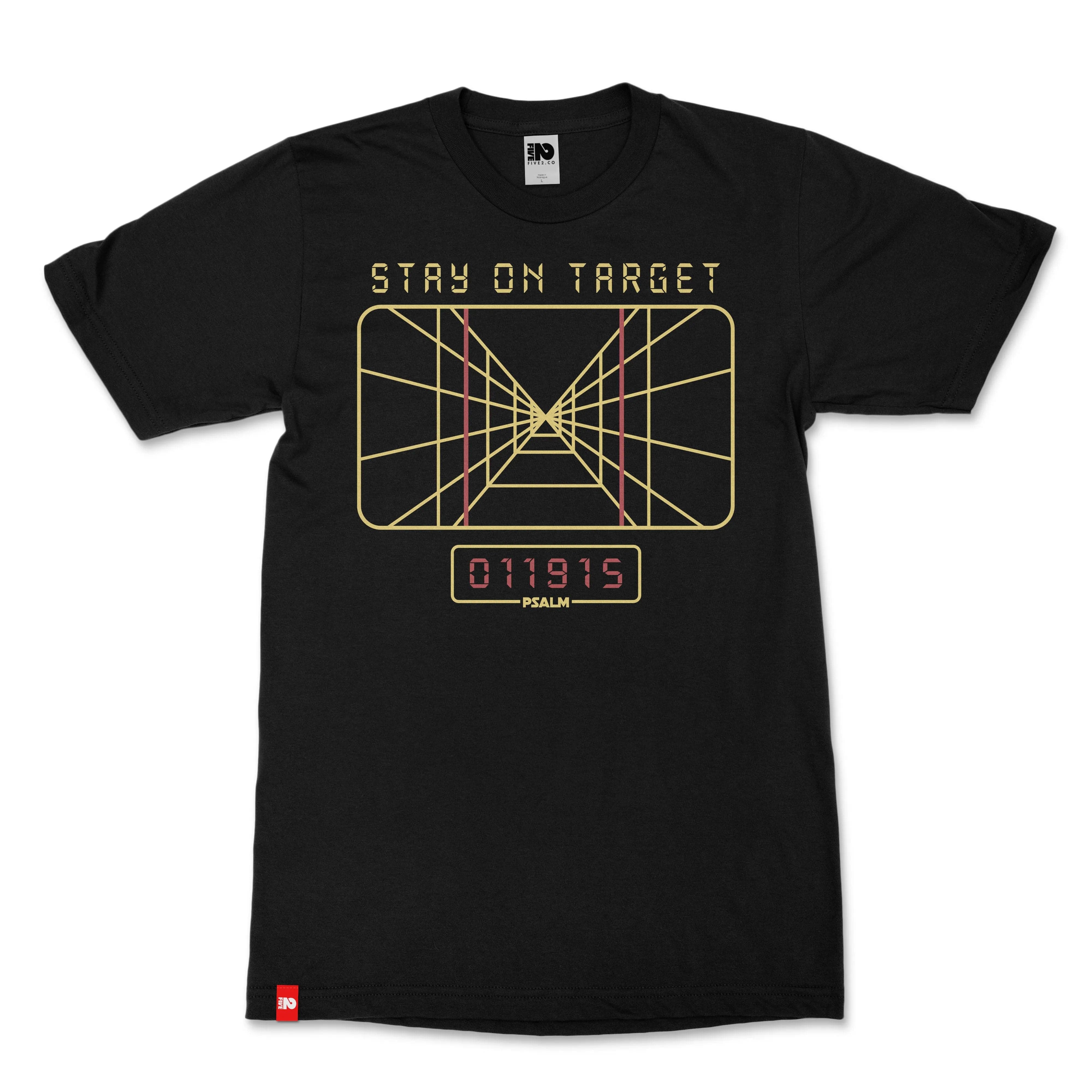Stay on Target Christian t-shirt  - Christian Apparel by FIVE2