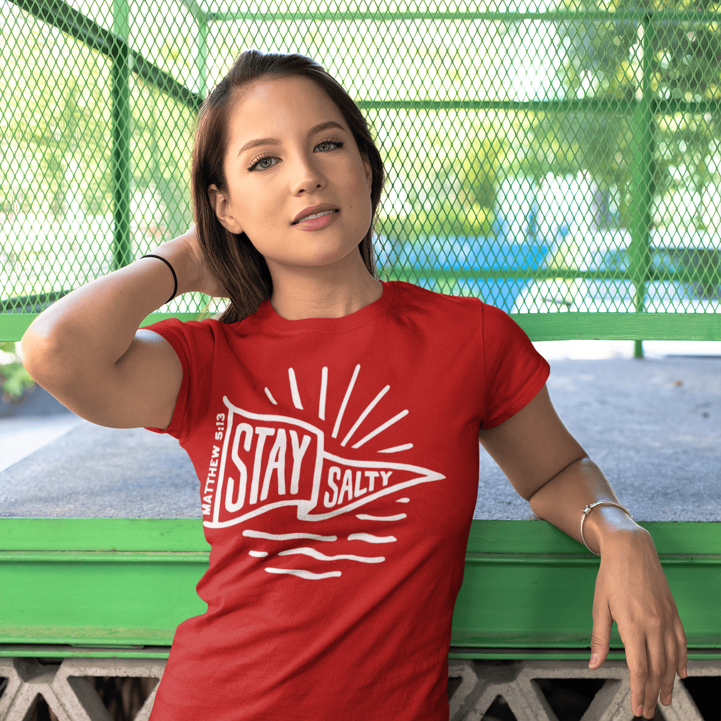 Stay Salty Christian T-shirt  - Christian Apparel by FIVE2