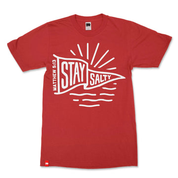 Stay Salty Tee image 1 of 8, scripture-inspired Matthew 5:13 product view