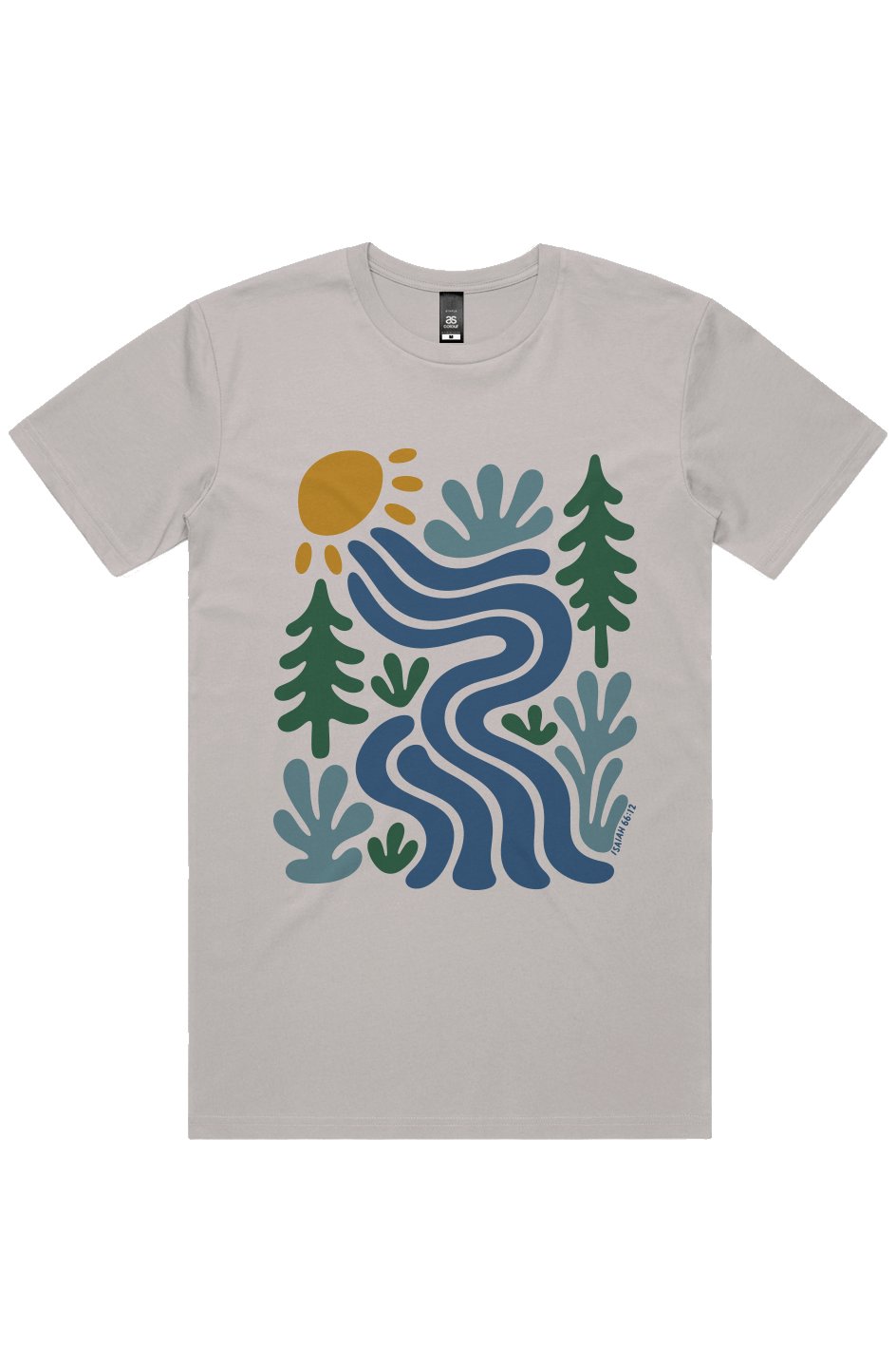 Still Waters Christian T-shirt  - Christian Apparel by FIVE2