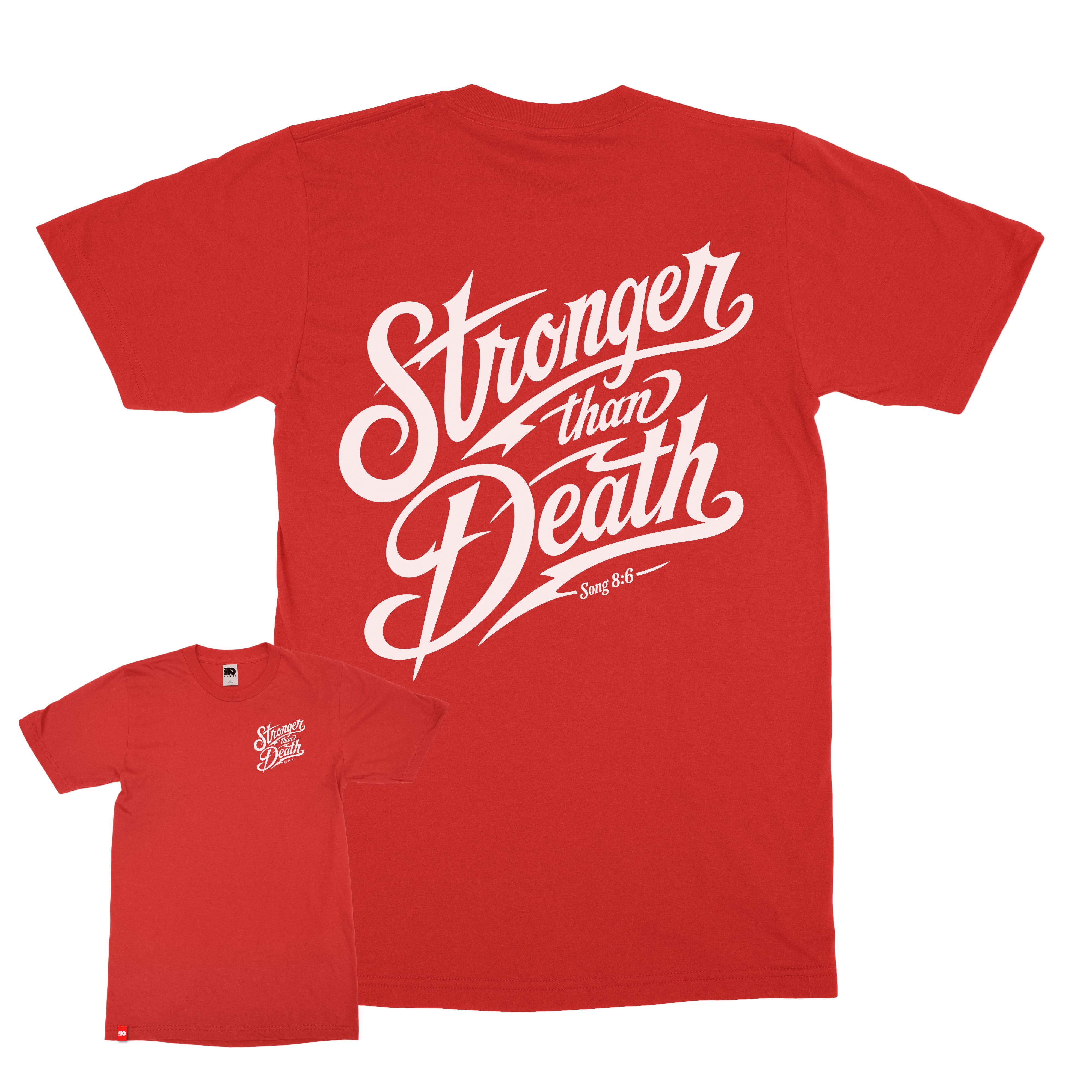 Stronger Than Death Tee  - Christian Apparel by FIVE2