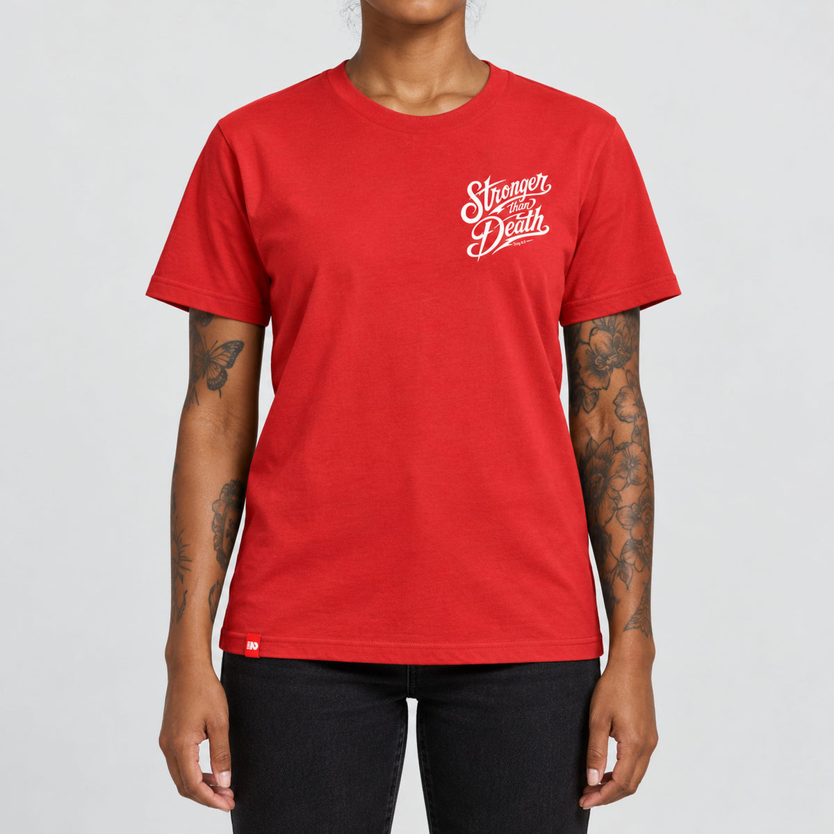 Stronger Than Death Tee  - Christian Apparel by FIVE2