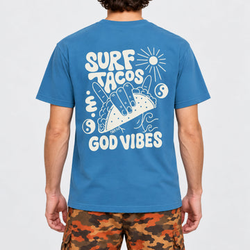 Surf, Tacos & God Vibes Tee  - Christian Apparel by FIVE2