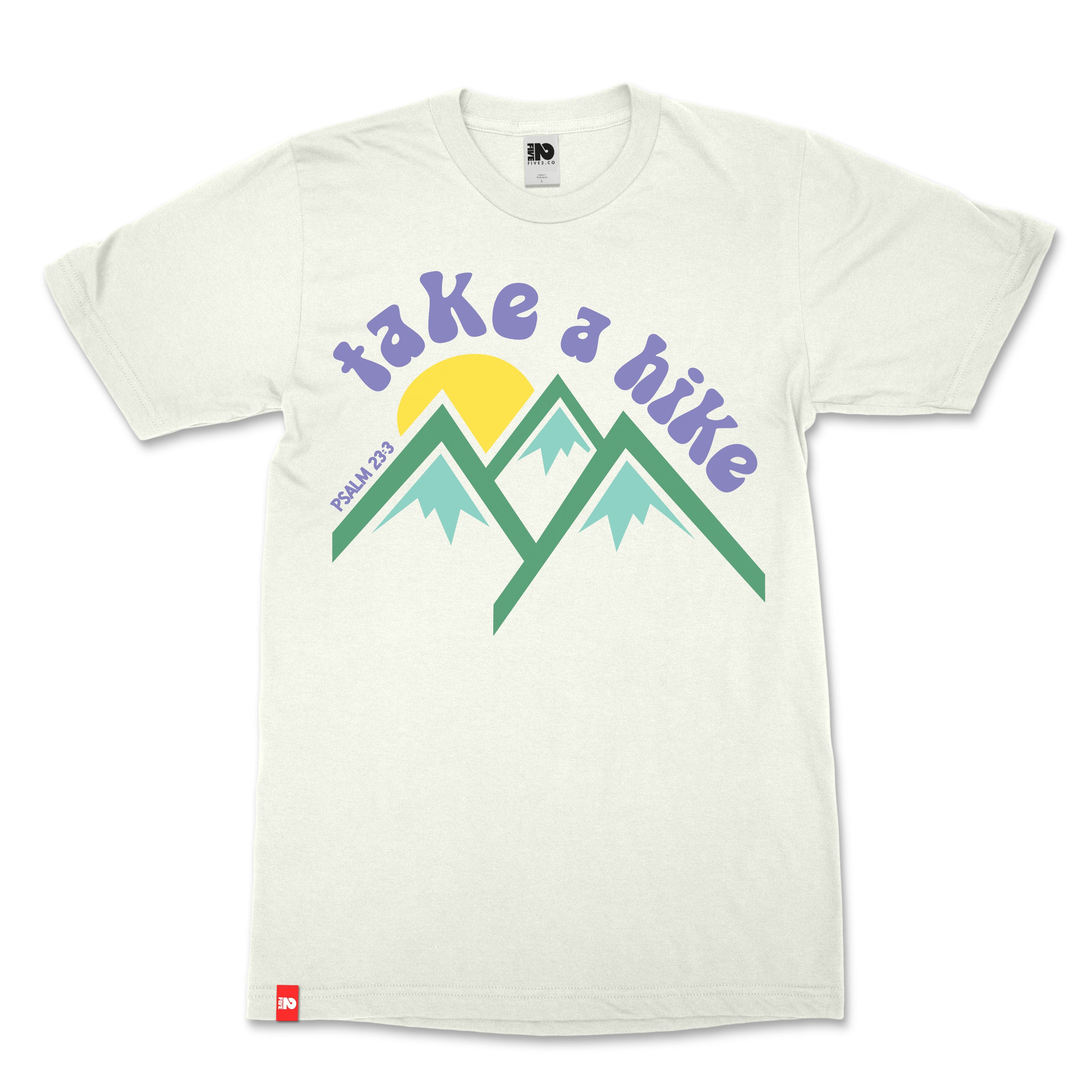 Take a Hike Christian T-Shirt  - Christian Apparel by FIVE2