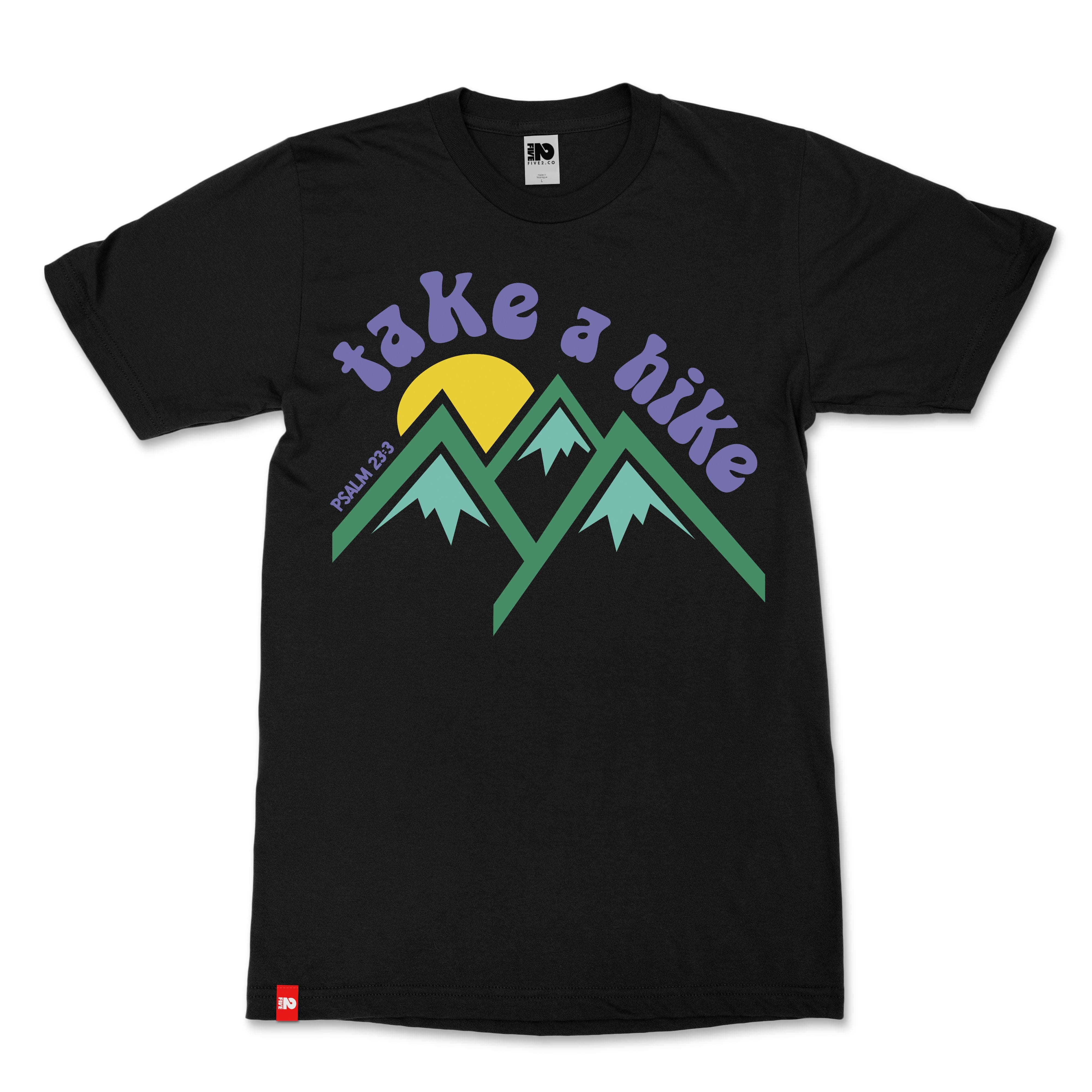 Take a Hike Christian T-Shirt  - Christian Apparel by FIVE2