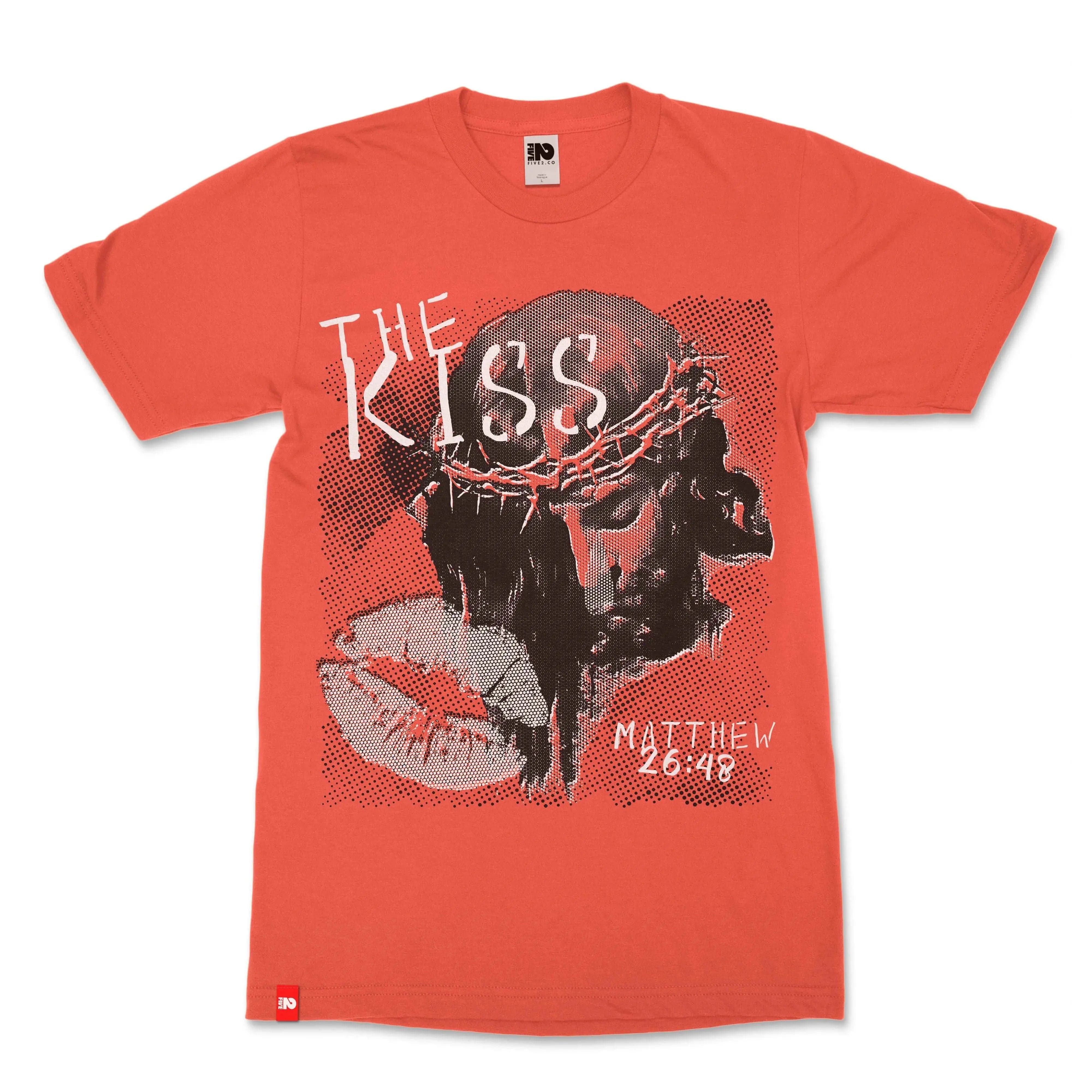 The Kiss Christian T-shirt  - Christian Apparel by FIVE2