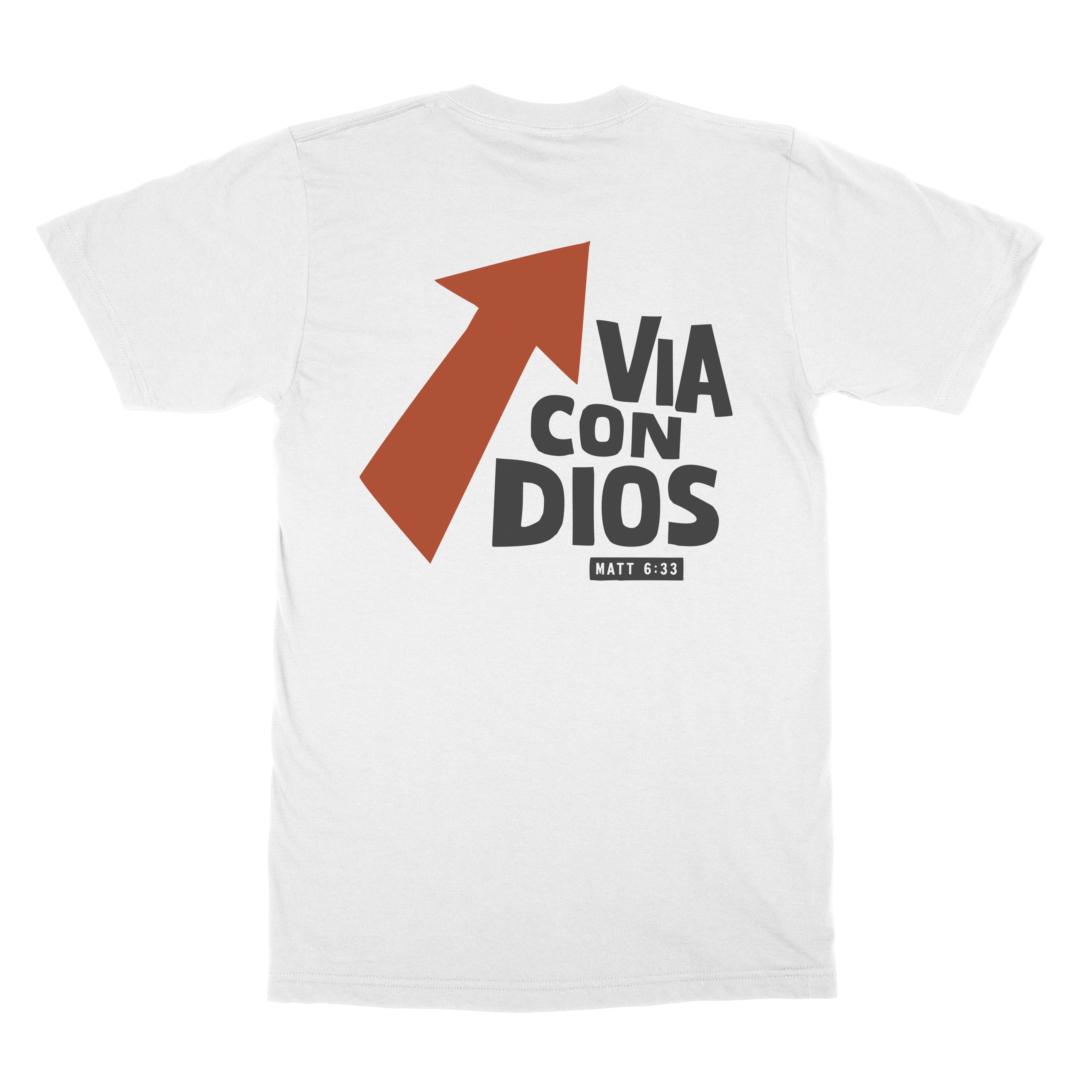Via Con Dios Tee  - Christian Apparel by FIVE2