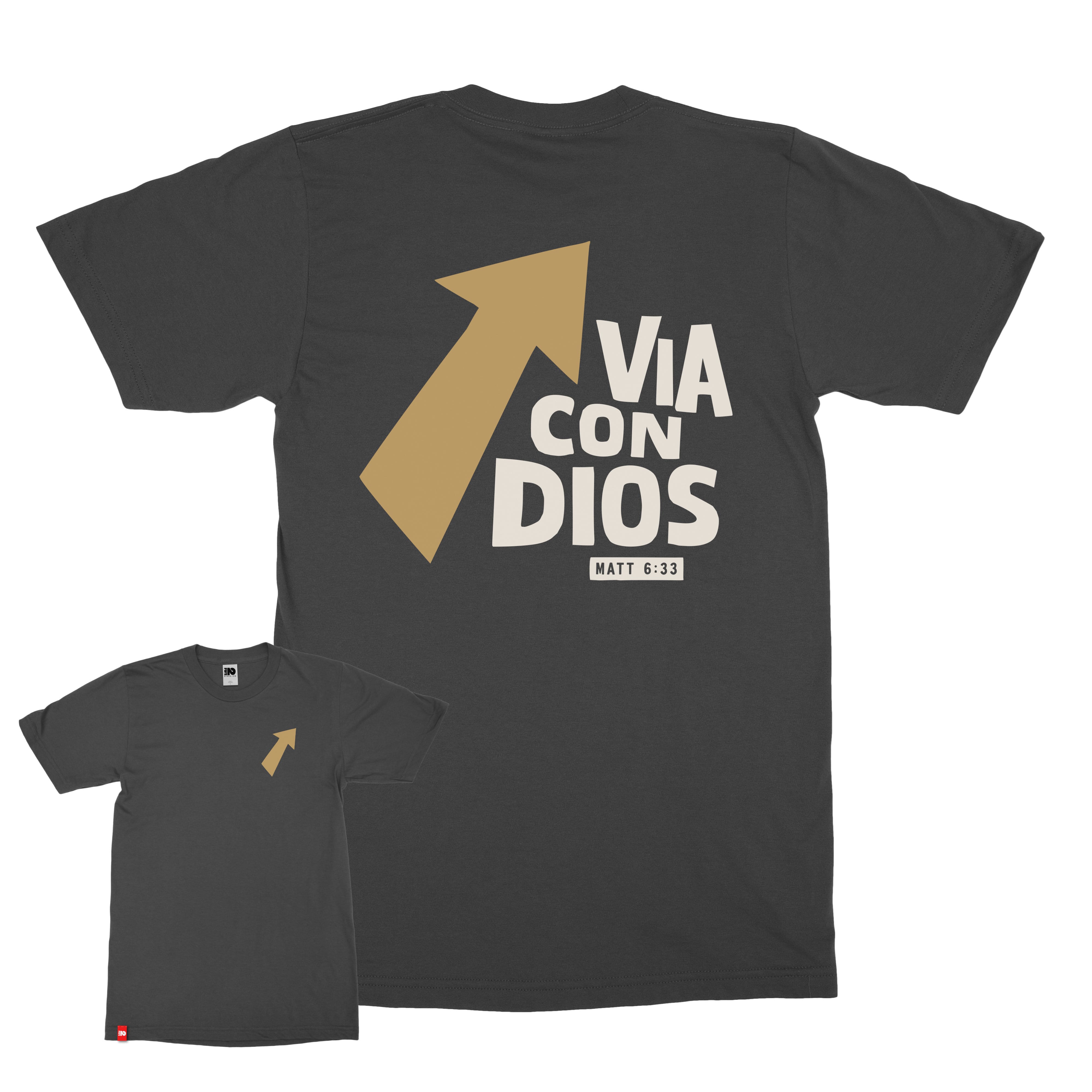 Via Con Dios Tee  - Christian Apparel by FIVE2