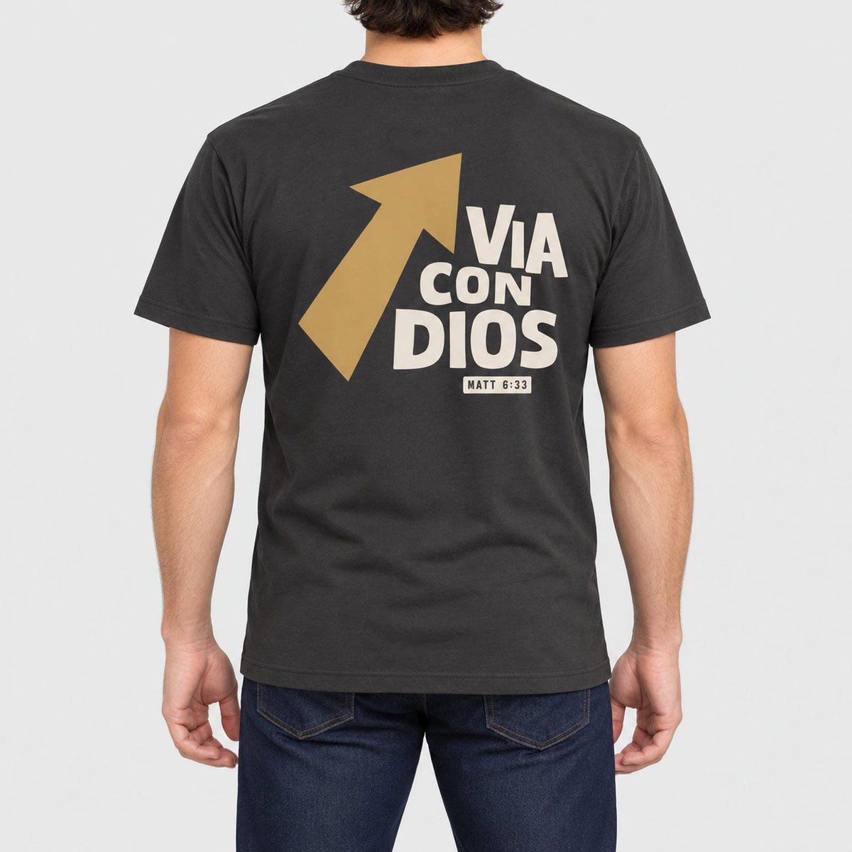 Via Con Dios Tee  - Christian Apparel by FIVE2