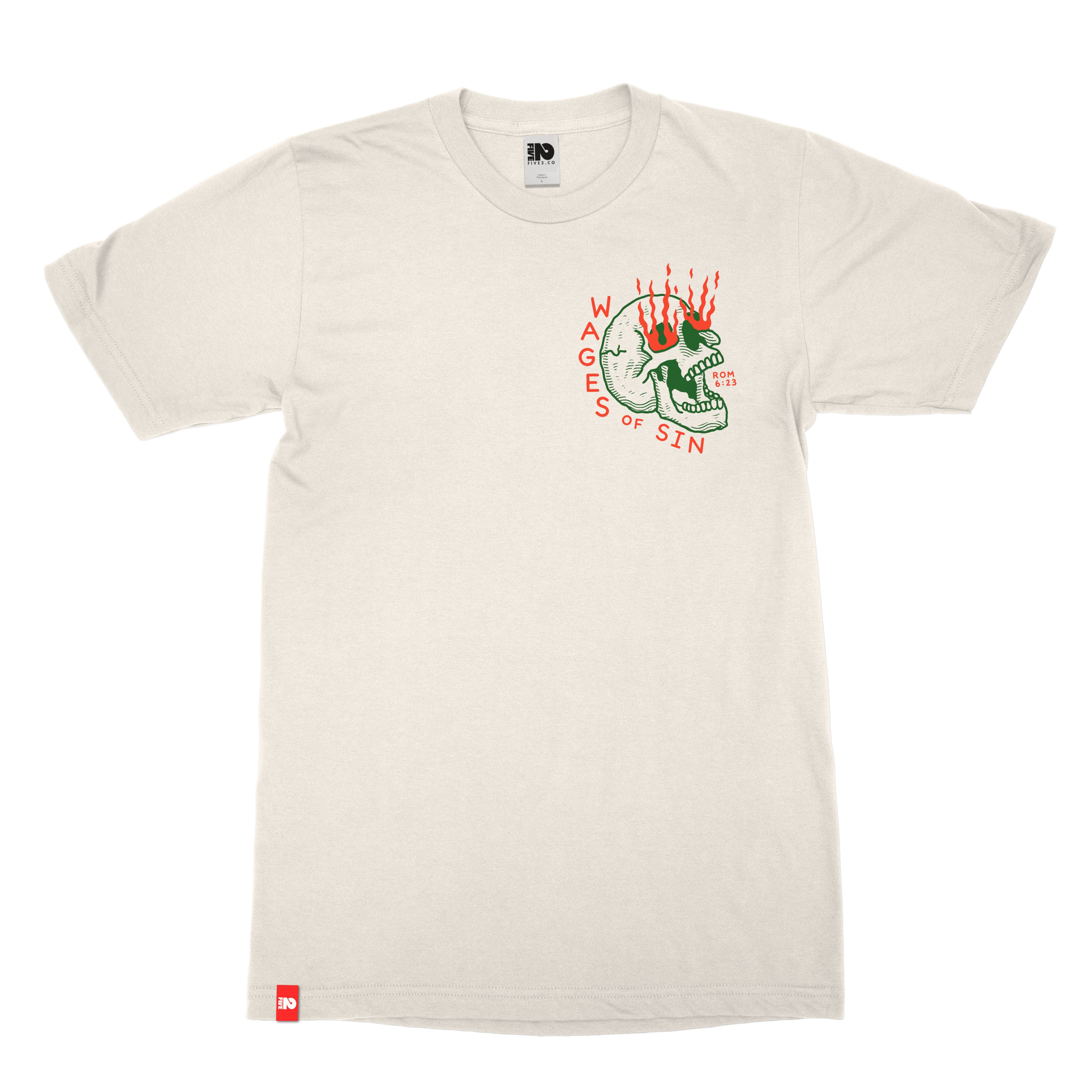 Wages of Sin Tee  - Christian Apparel by FIVE2