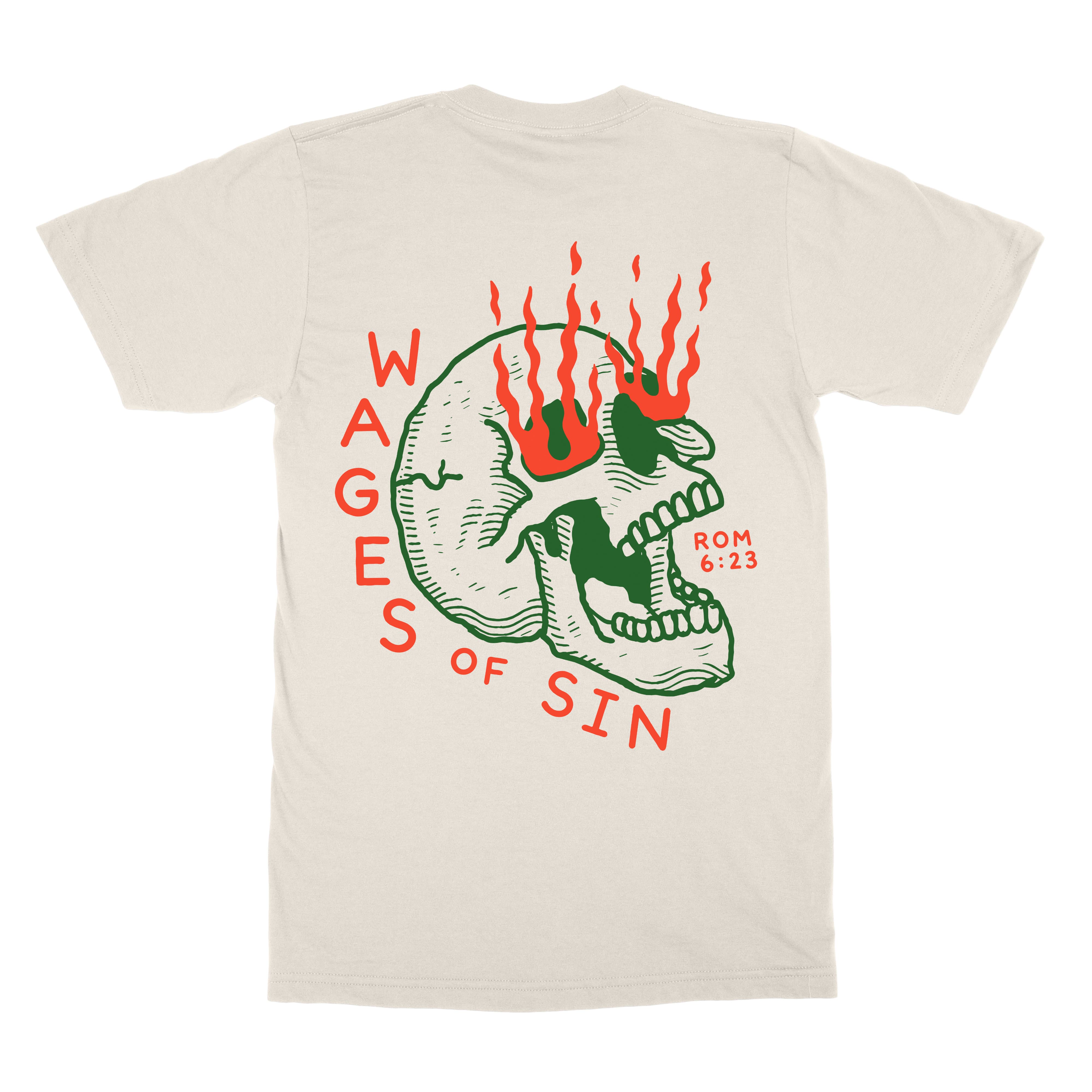 Wages of Sin Tee  - Christian Apparel by FIVE2