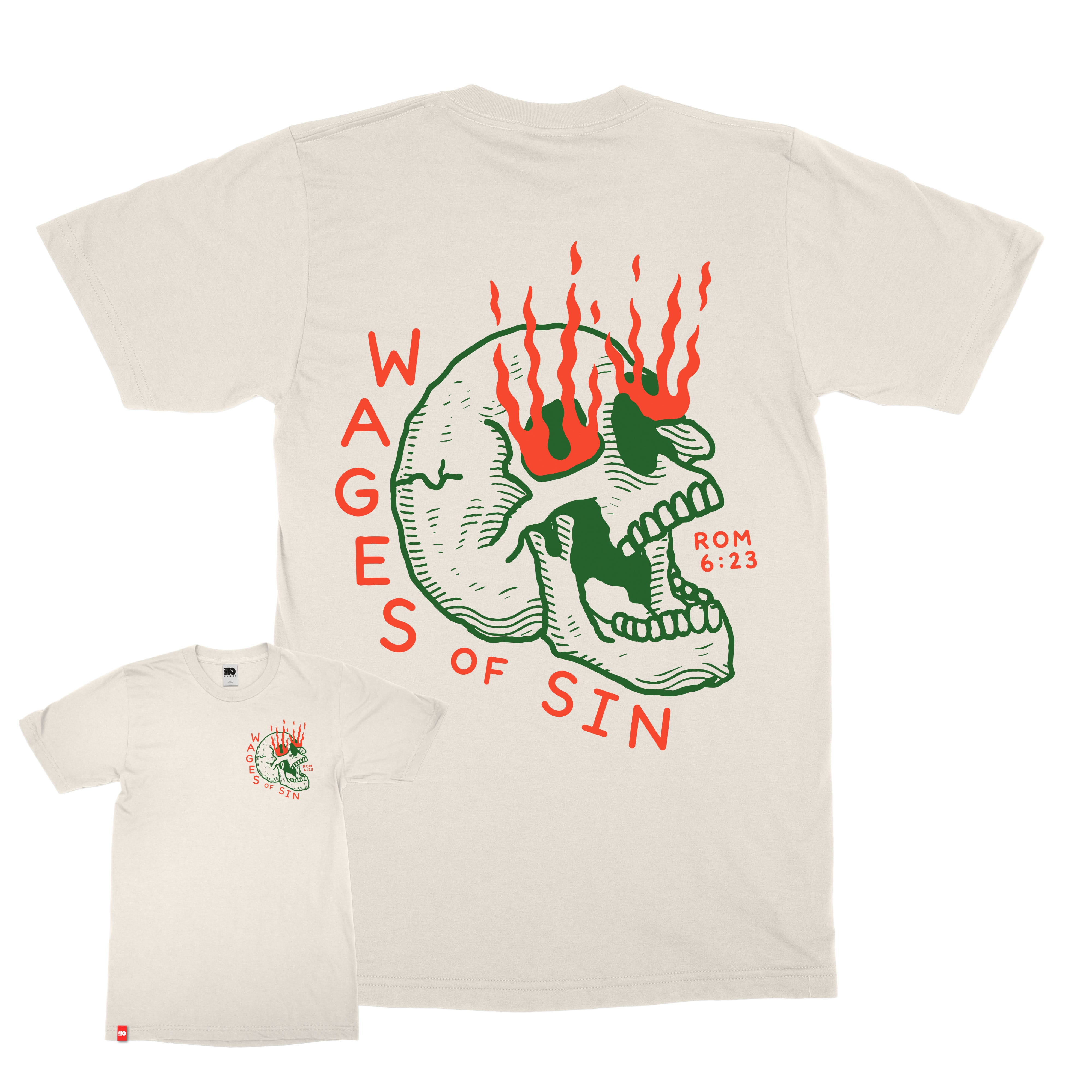 Wages of Sin Tee  - Christian Apparel by FIVE2