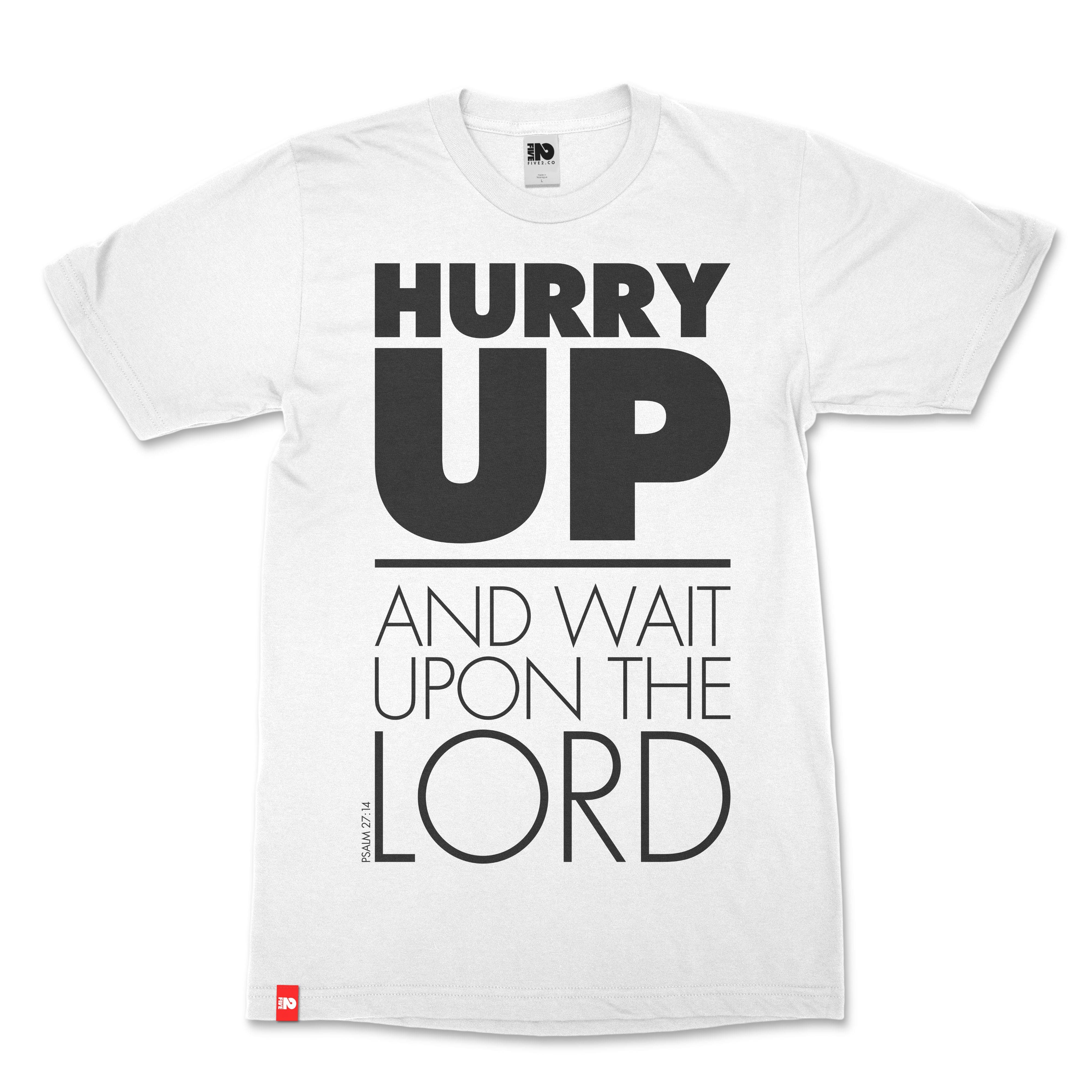 Wait on the Lord Christian T-shirt  - Christian Apparel by FIVE2