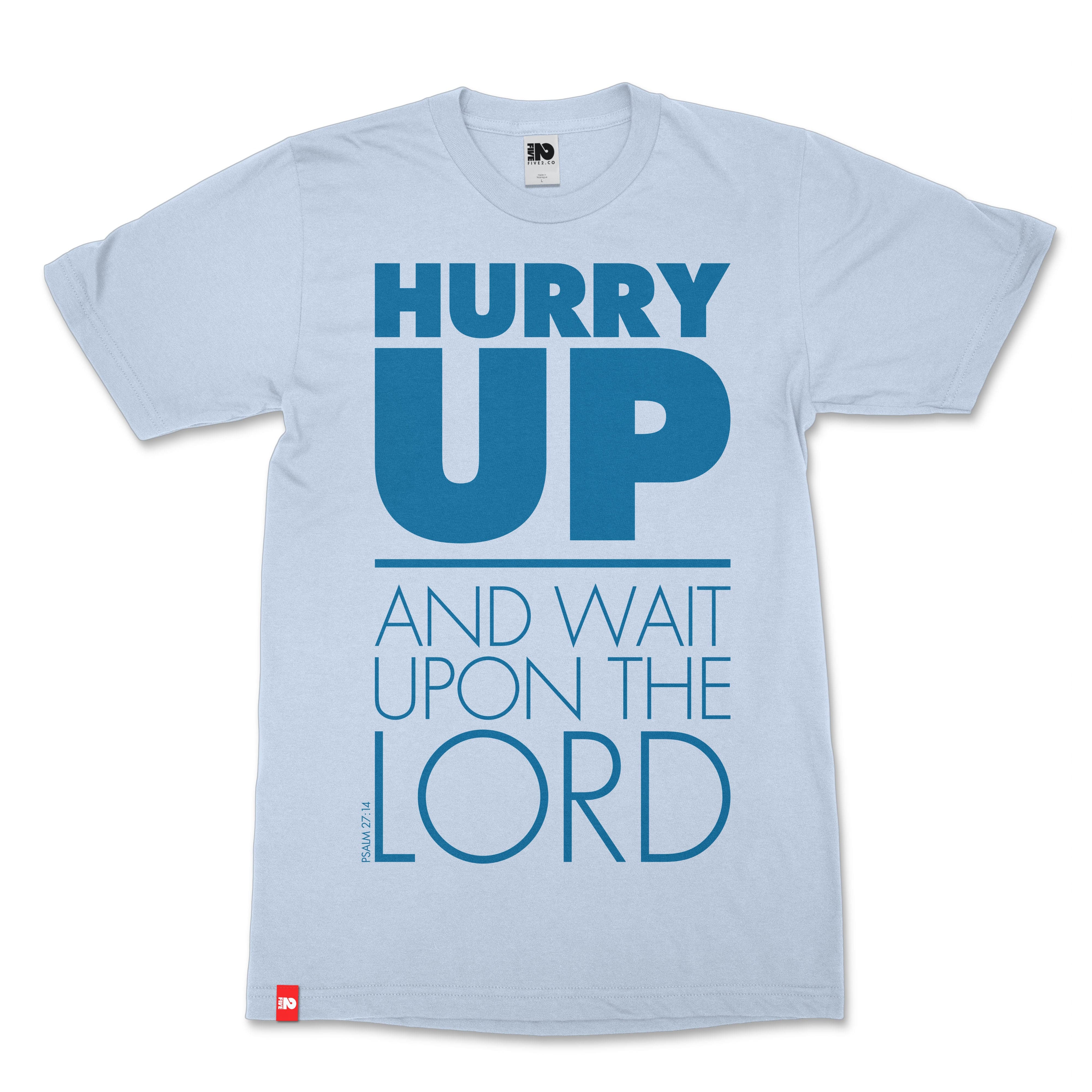 Wait on the Lord Christian T-shirt  - Christian Apparel by FIVE2