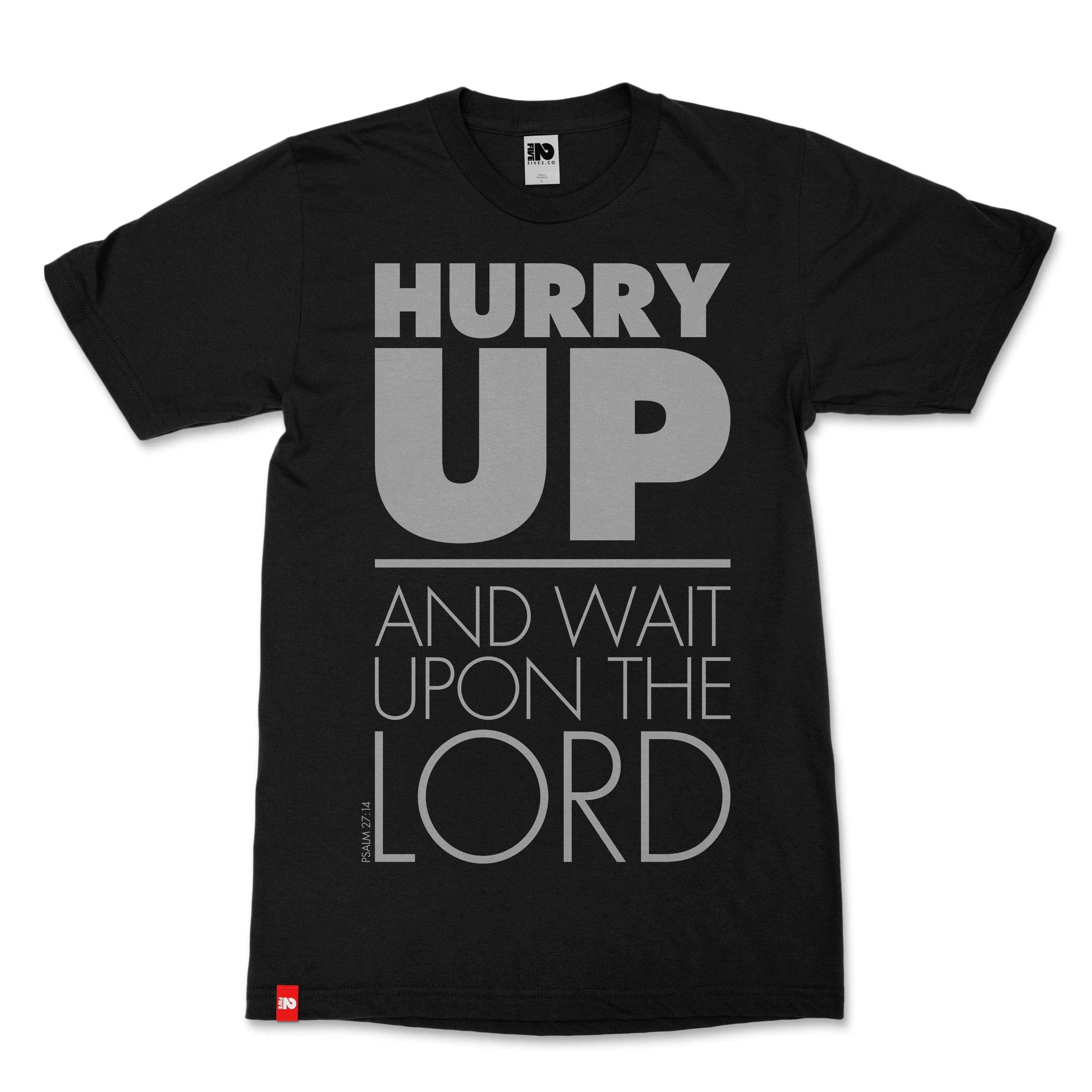 Wait on the Lord Christian T-shirt  - Christian Apparel by FIVE2