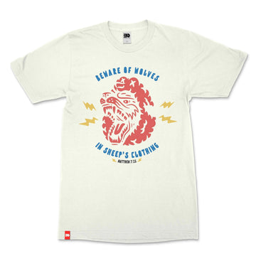 Wolf in Sheeps Clothing Christian T-shirt image 1 of 4, scripture-inspired Matthew 7:15 product view