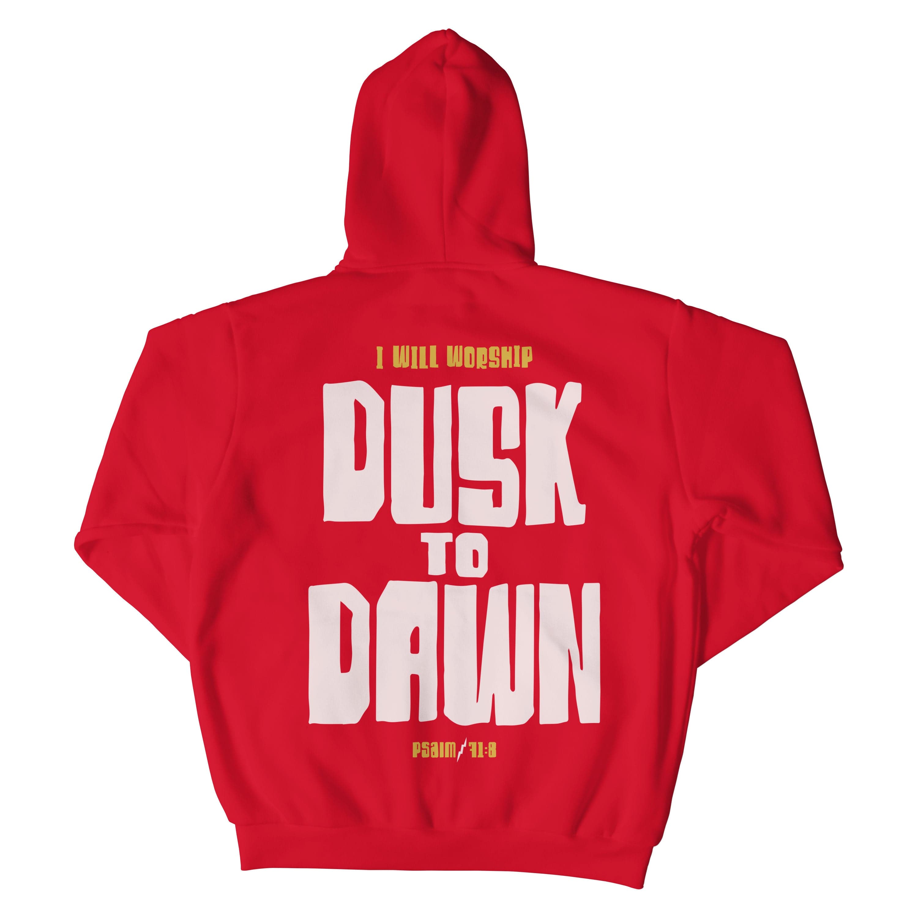 Worship Dusk to Dawn Christian Hoodie  - Christian Apparel by FIVE2