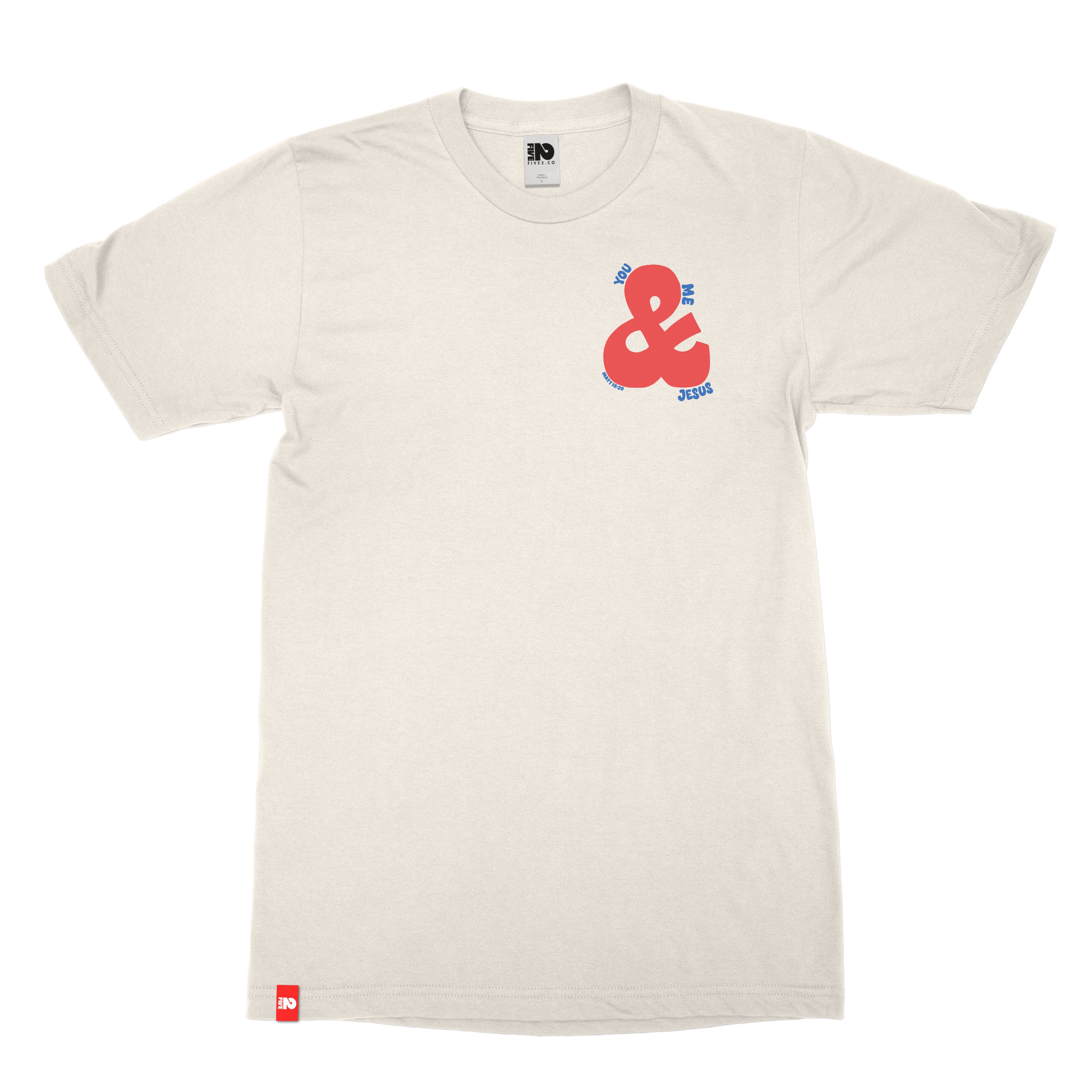 You Me and Jesus Christian T-shirt  - Christian Apparel by FIVE2