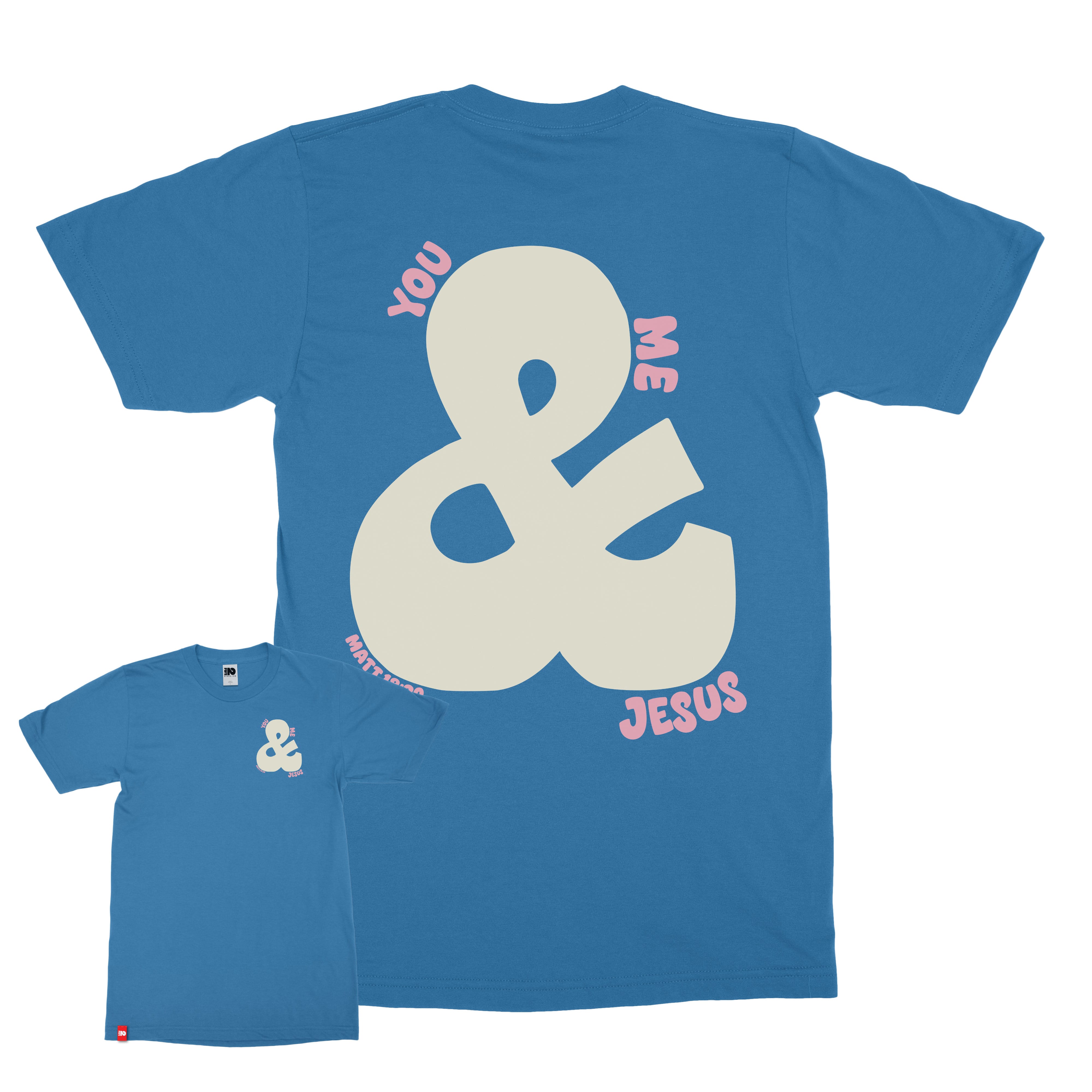 You Me and Jesus Christian T-shirt  - Christian Apparel by FIVE2
