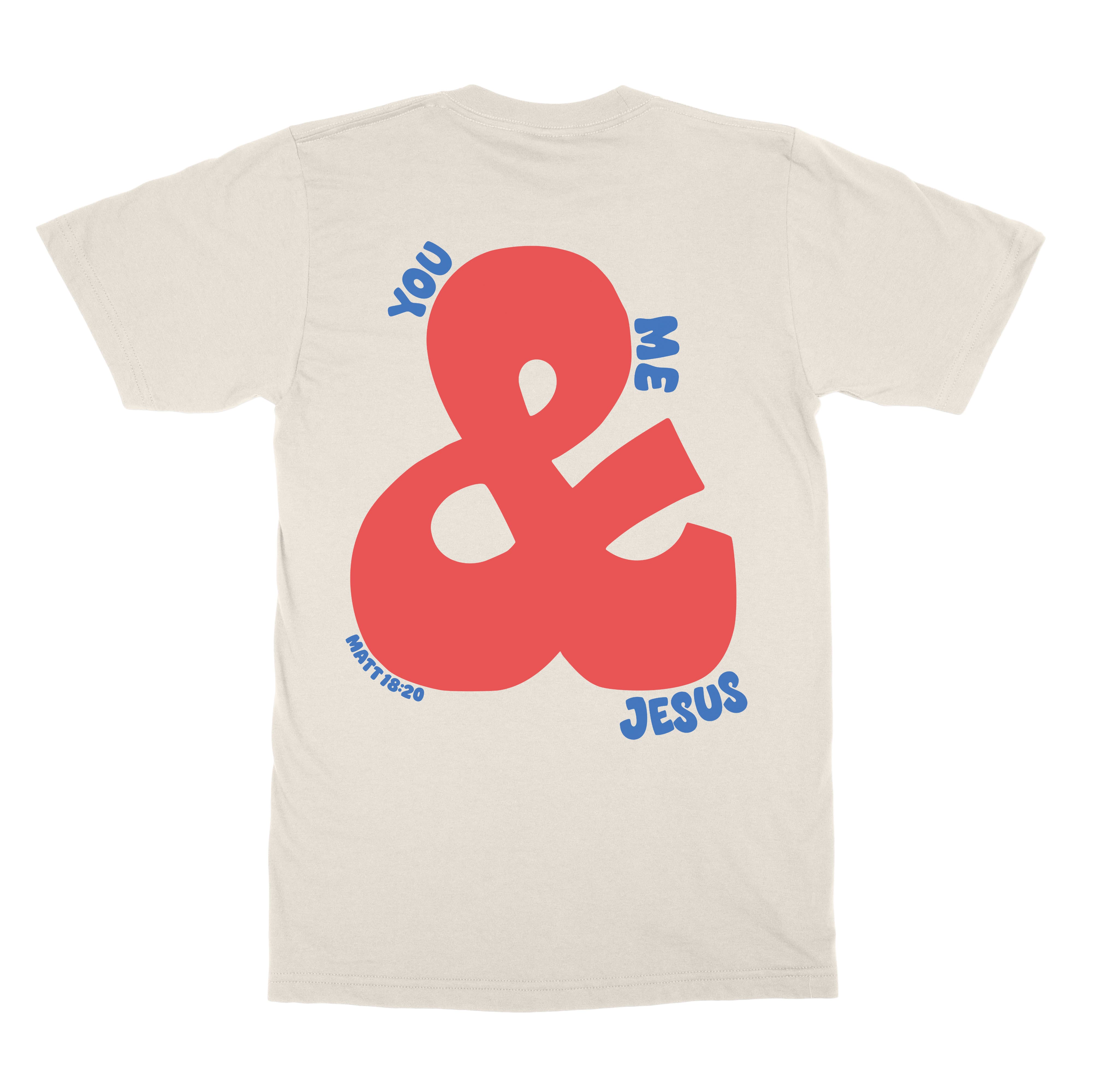 You Me and Jesus Christian T-shirt  - Christian Apparel by FIVE2