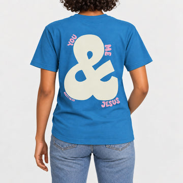 You, Me + Jesus Tee  - Christian Apparel by FIVE2